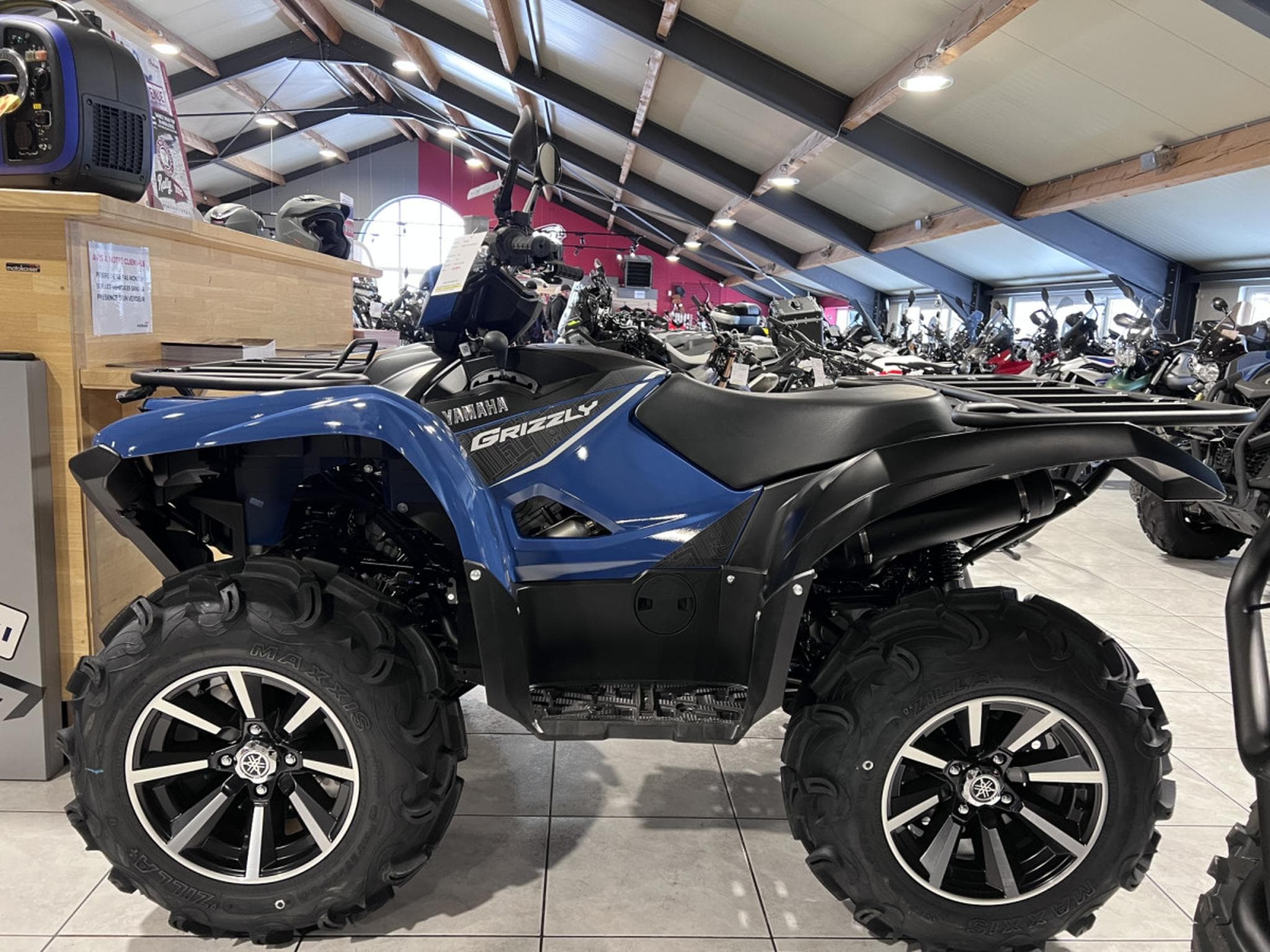 Yamaha Grizzly 700 700 EPS  SE bleu (2026) - Photo 4