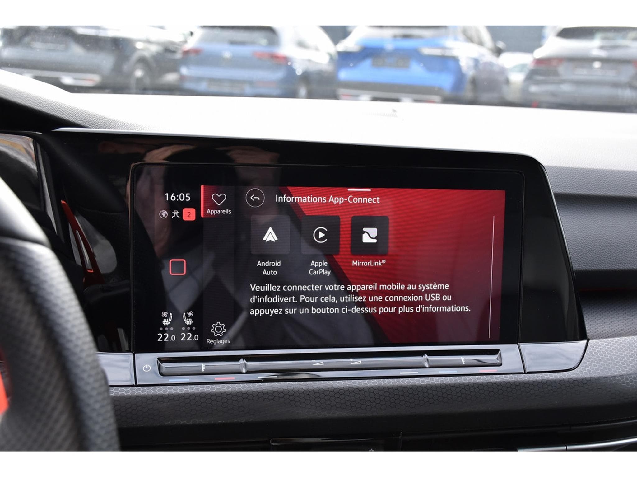 VW Golf GTI 2.0 TSI DSG CUIR MEMO HARMAN ACC TRAVEL GPS (2021) - Foto 12