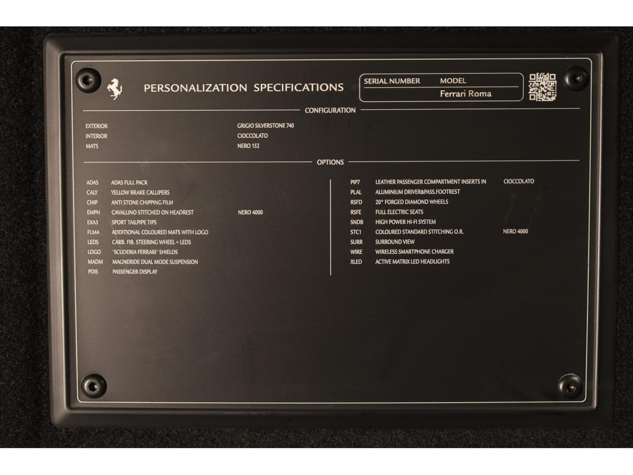 Ferrari Roma V8 - GRIGIO SILVERSTONE / CIOCCOLATO (2023) - Photo 5