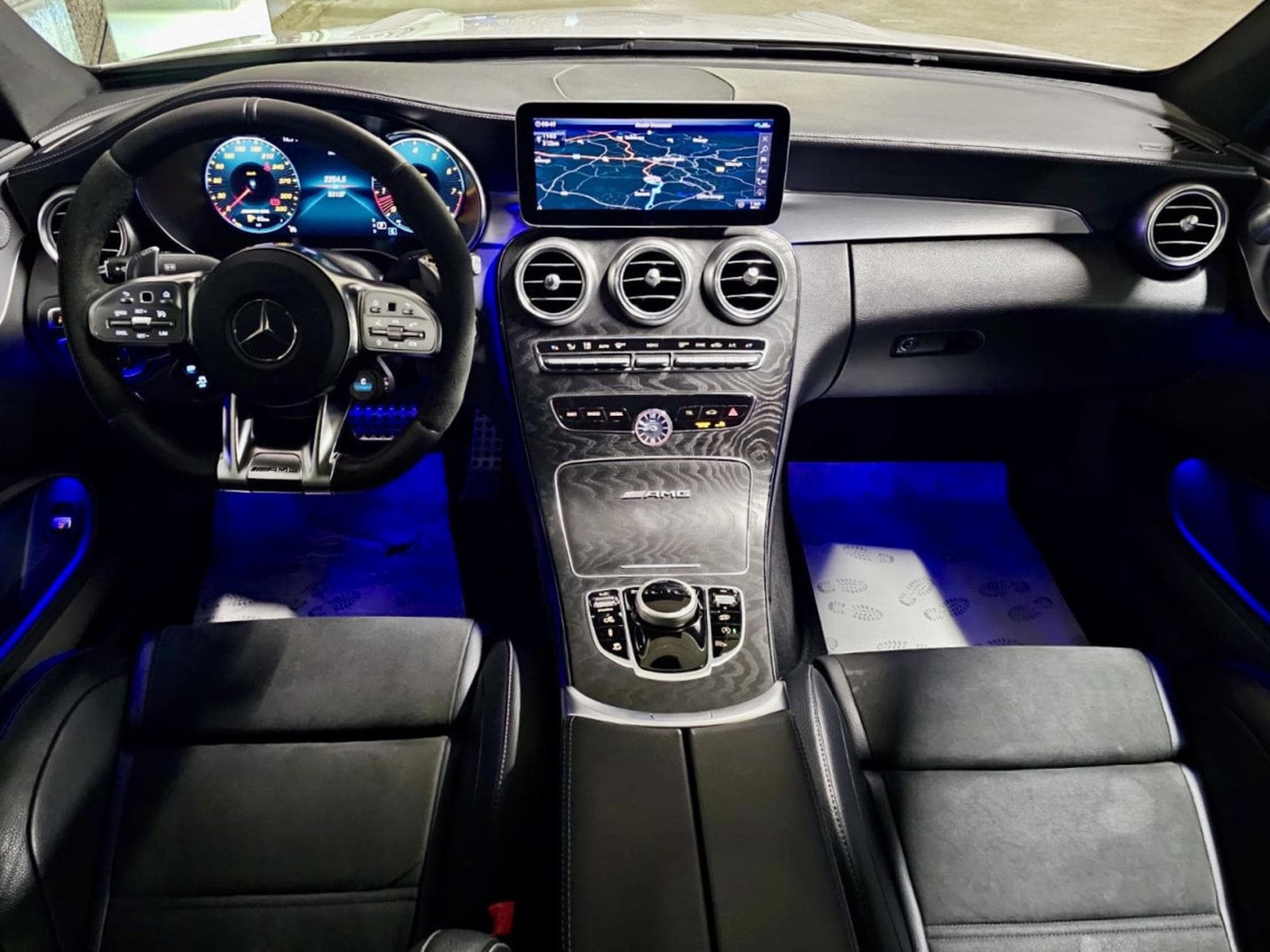 Mercedes C 63 AMG S 4.0 V8  BURMESTER PERFORMANCE Pas de Malus en France (2019) - Photo 7