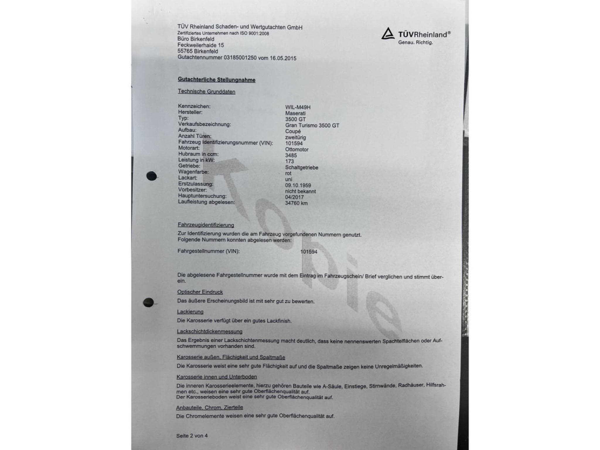 Maserati 3500 GT Touring Superleggera Matching and NEW make offer (1970) - Foto 23