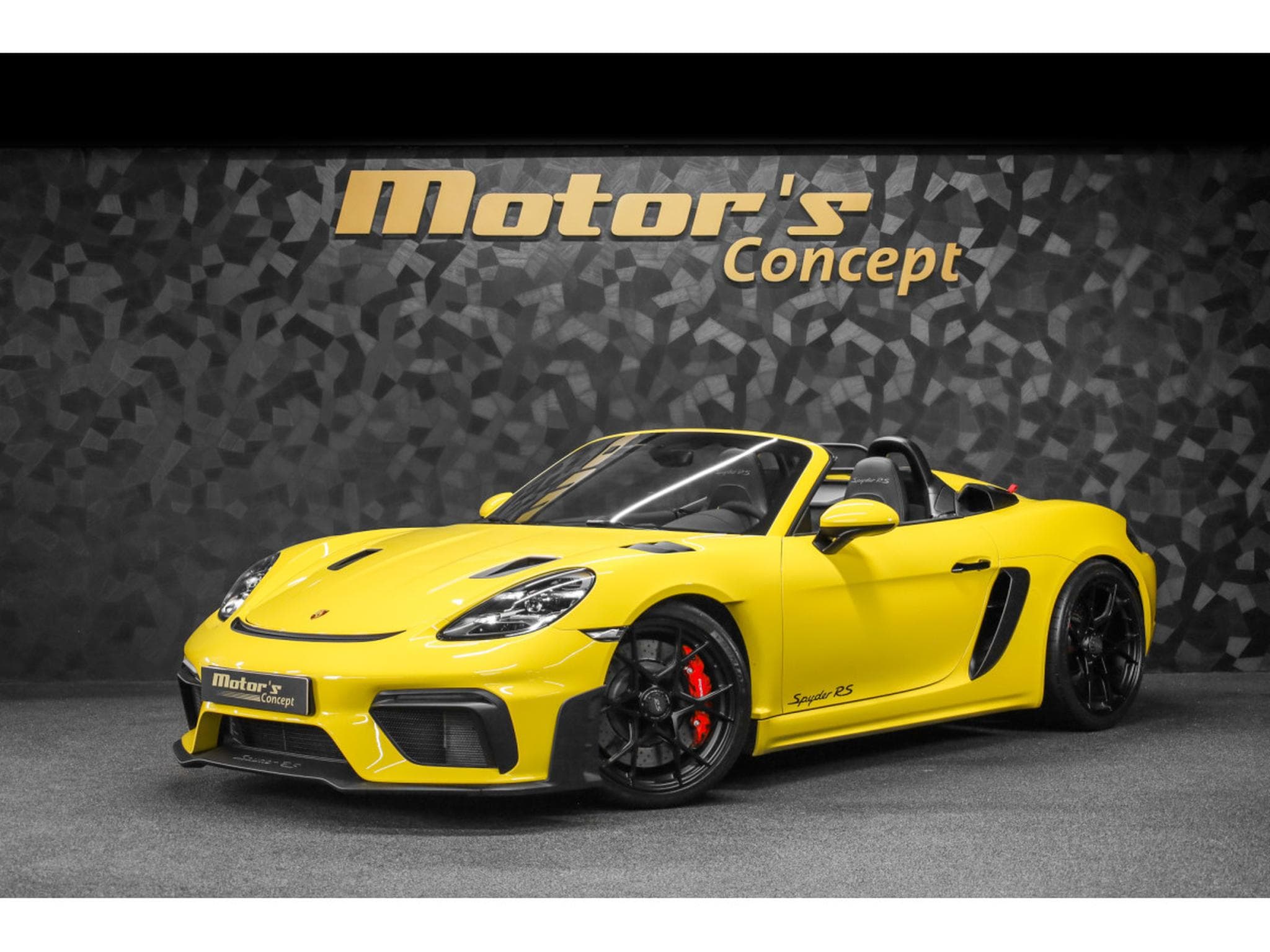 Porsche Boxster 718 Spyder RS PDK - Sièges Sport - JAUNE RACING (2024) - Photo 1