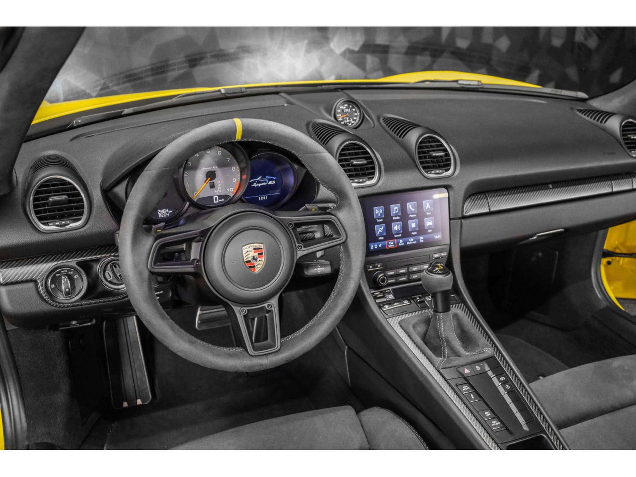 Porsche Boxster 718 Spyder RS PDK - Sièges Sport - JAUNE RACING (2024) - Photo 8