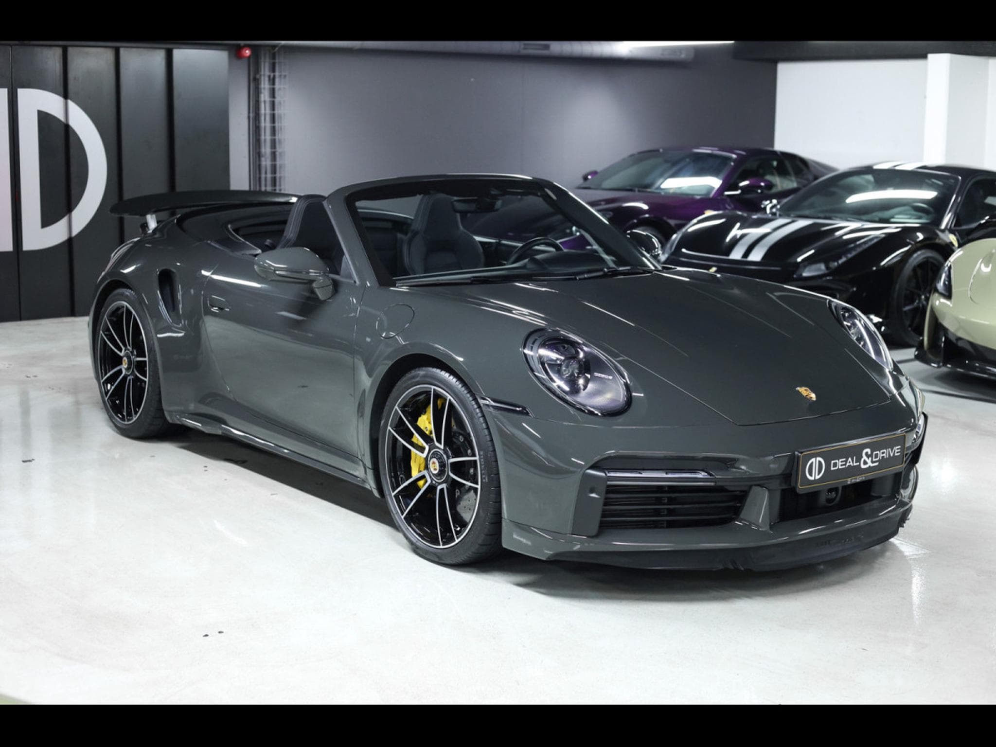 Porsche 911 (992.1) TURBO S CABRIOLET PDK - SLATE GREY PTS - APPROVED 04 (2023) - Photo 7