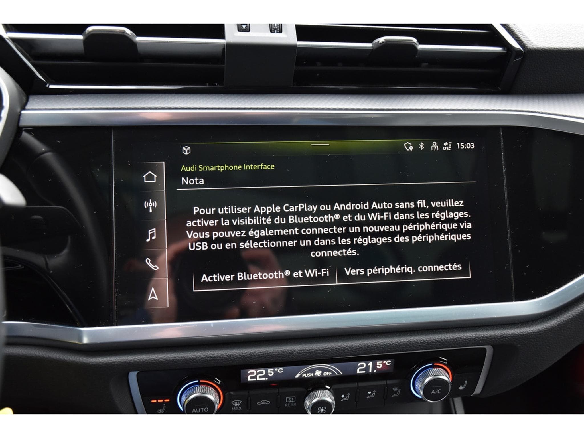 Audi Q3 35 TFSI CUIR TO PANO SMARTPHONE GPS LANE SIDE 1° MAIN (2021) - Foto 14