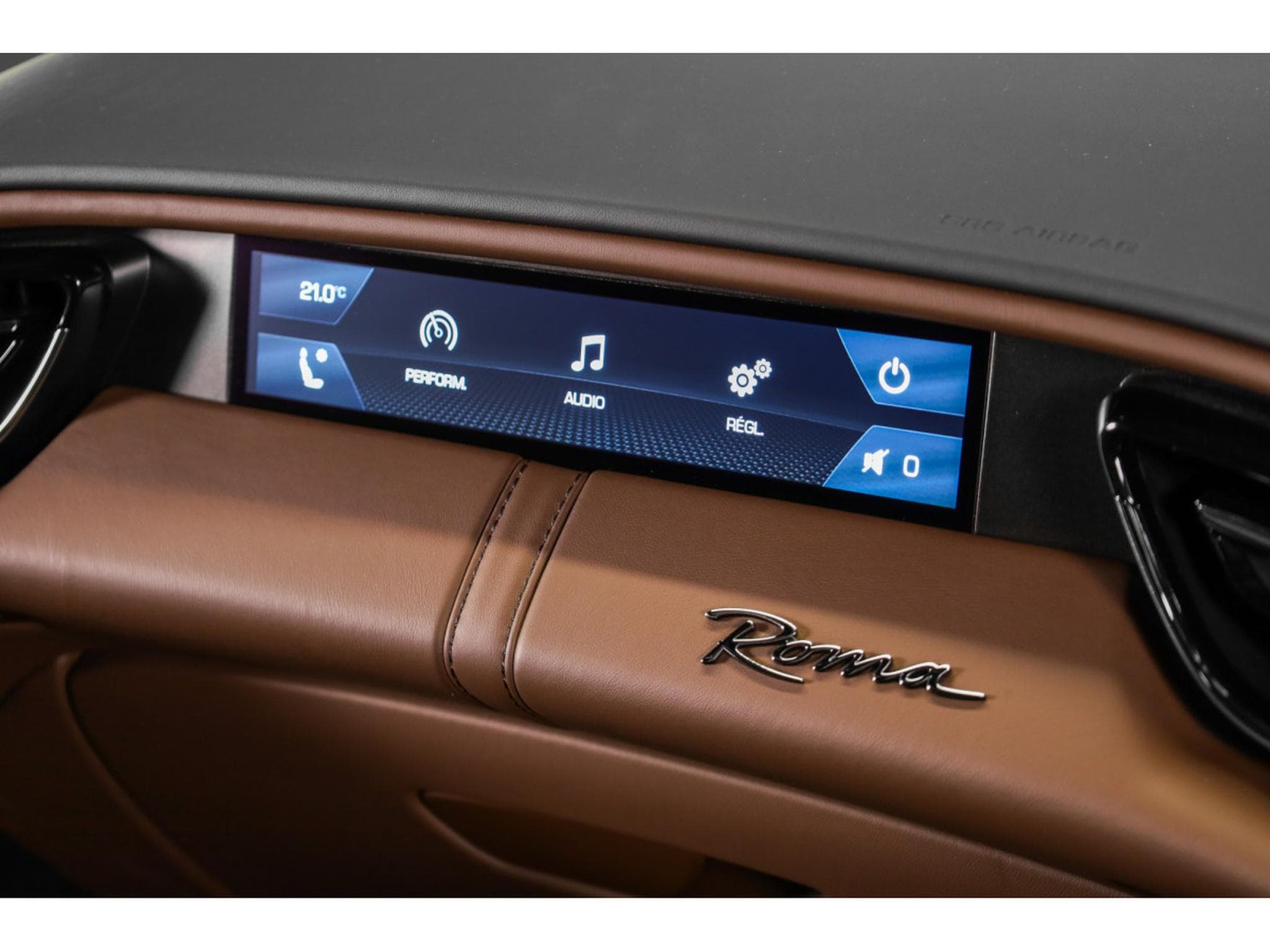 Ferrari Roma V8 - GRIGIO SILVERSTONE / CIOCCOLATO (2022) - Photo 14