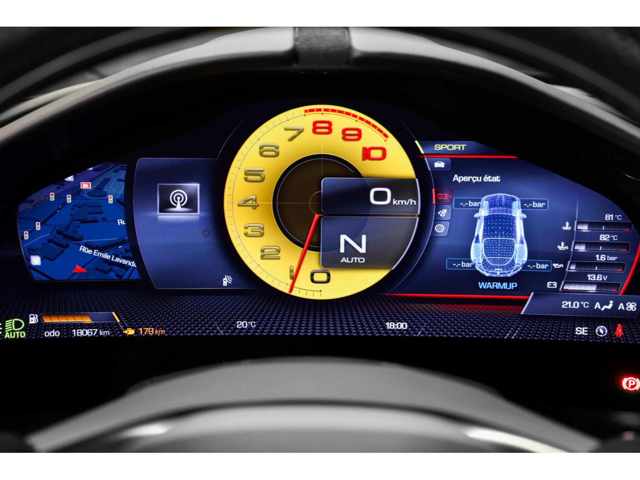 Ferrari Roma V8 - GRIGIO SILVERSTONE / CIOCCOLATO (2022) - Photo 20