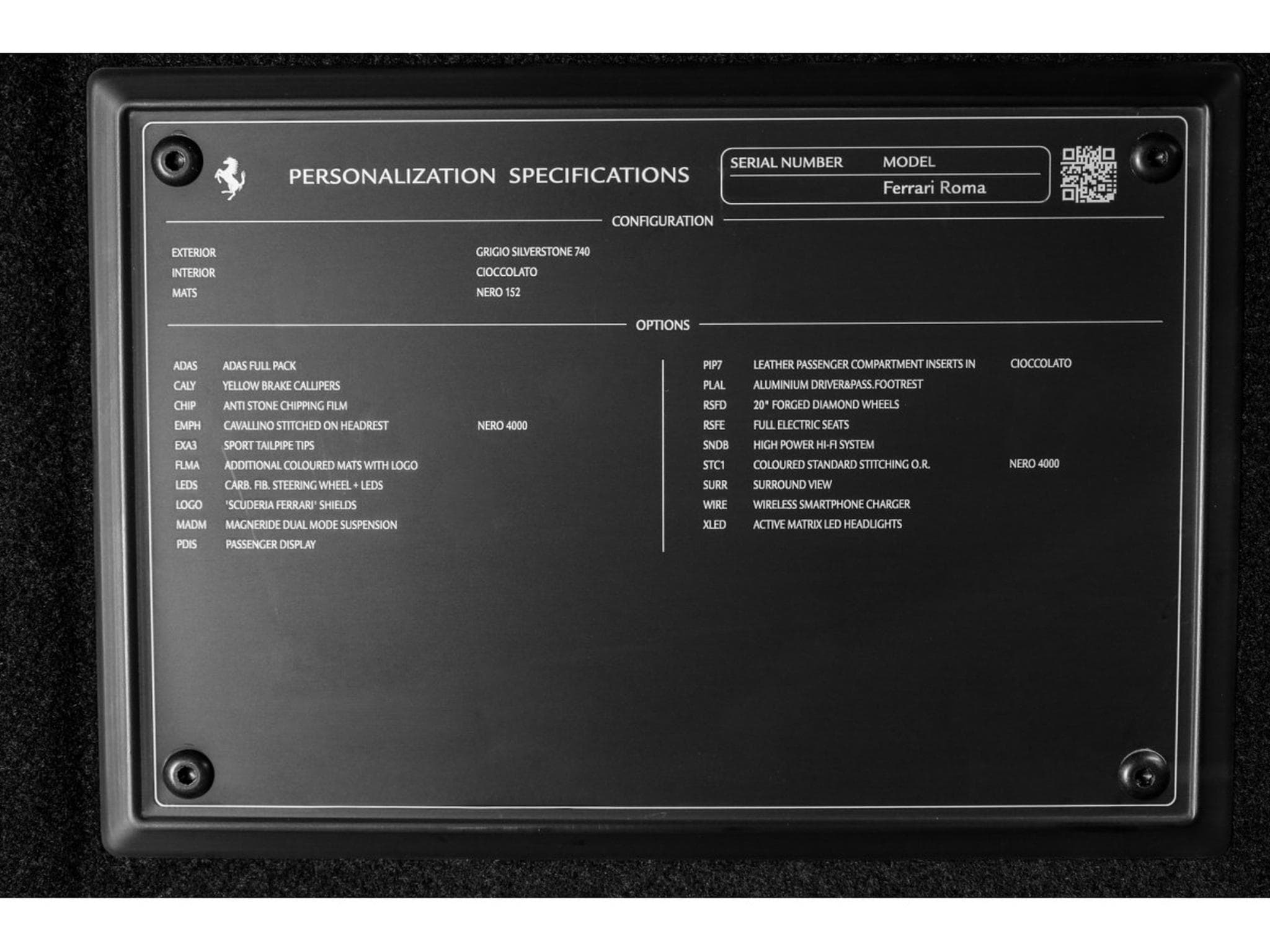 Ferrari Roma V8 - GRIGIO SILVERSTONE / CIOCCOLATO (2022) - Photo 30