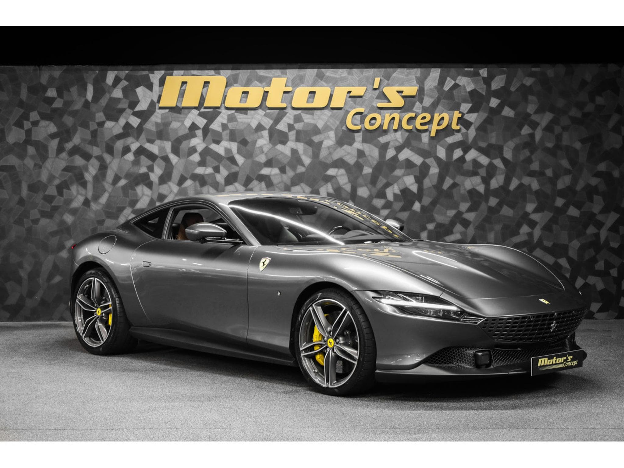 Ferrari Roma V8 - GRIGIO SILVERSTONE / CIOCCOLATO (2022) - Photo 6