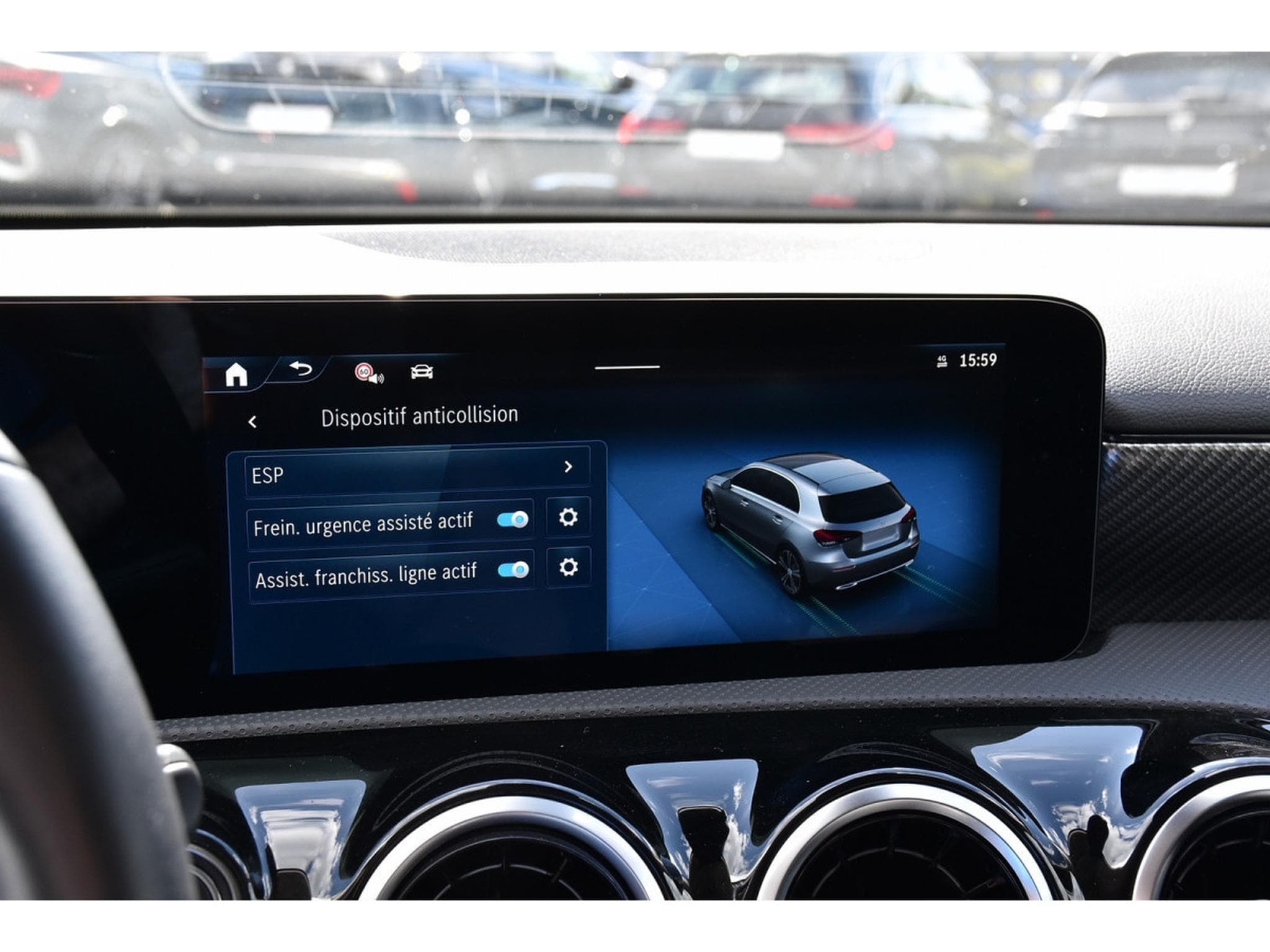 Mercedes A 200 d Progressive 8G-DCT TISSU-CUIR GPS CAM P.NIGHT 1° MAIN (2024) - Photo 13