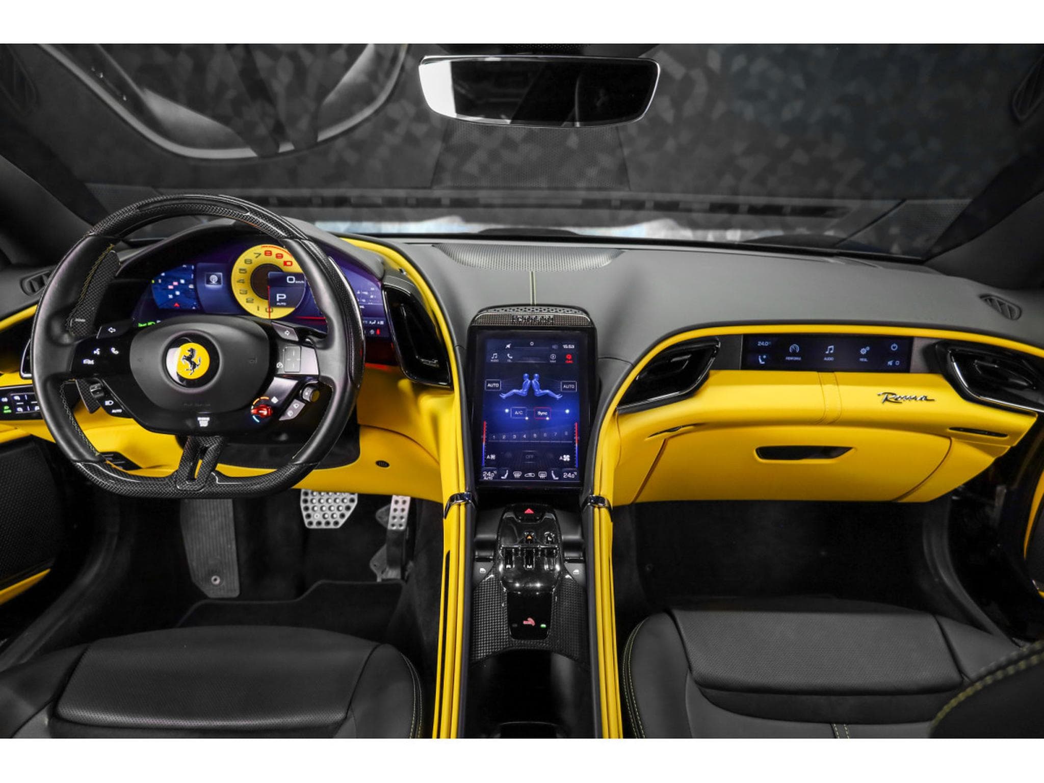 Ferrari Roma V8 - BLU POZZI / GIALLO (2023) - Foto 19