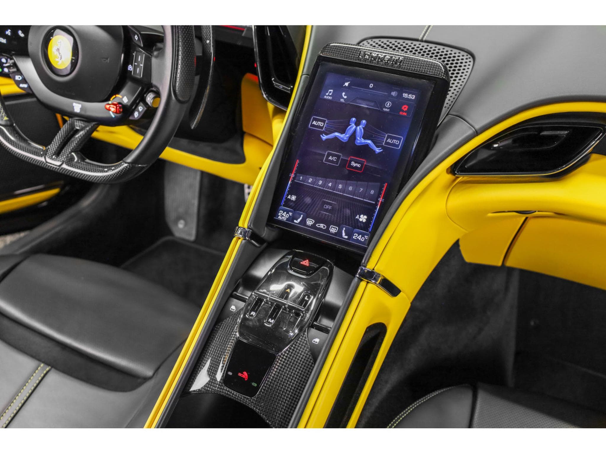 Ferrari Roma V8 - BLU POZZI / GIALLO (2023) - Foto 24