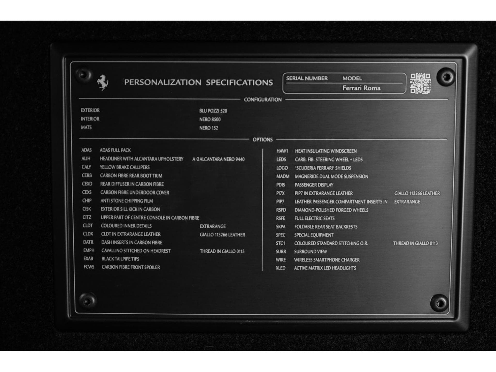 Ferrari Roma V8 - BLU POZZI / GIALLO (2023) - Foto 30