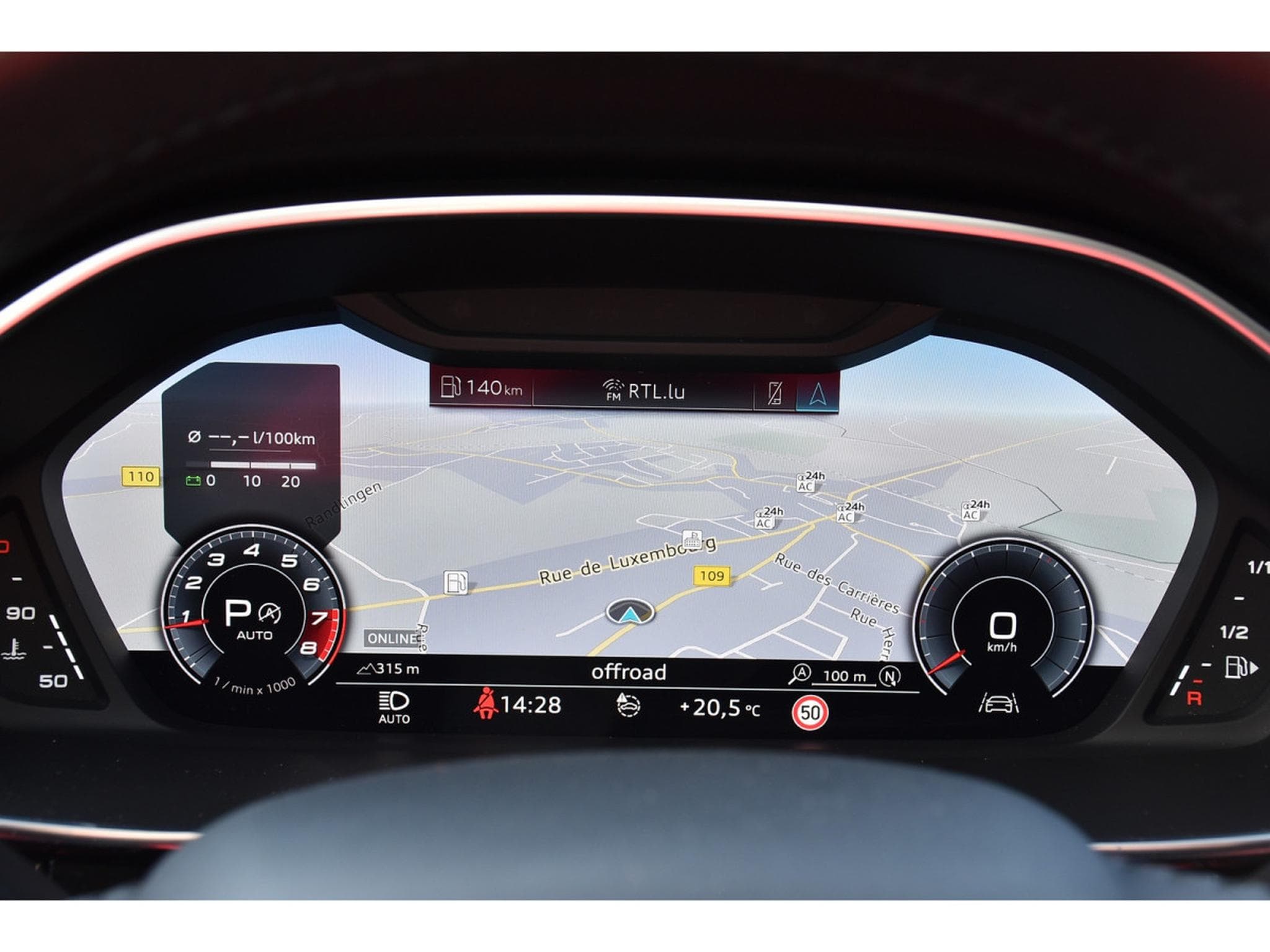 Audi Q3 Sportback 45 TFSI Quattro S-Tronic TO CUIR ACC SIDE 1° MAIN (2020) - Foto 17