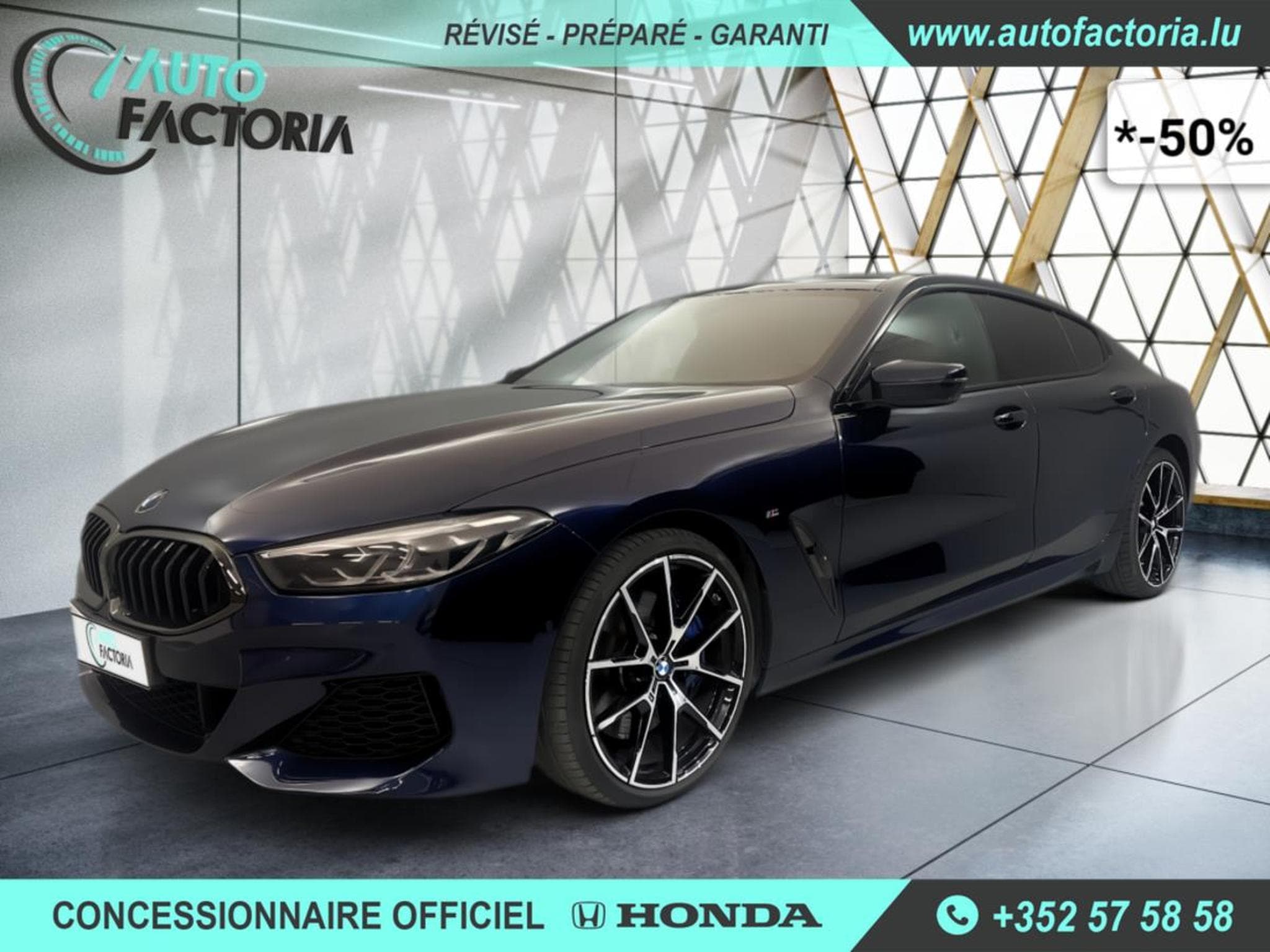 BMW Série 8 Gran Coupe -50% 840D 340cv BVA8 4x4 M Sport+GPS (2021) - Photo 1