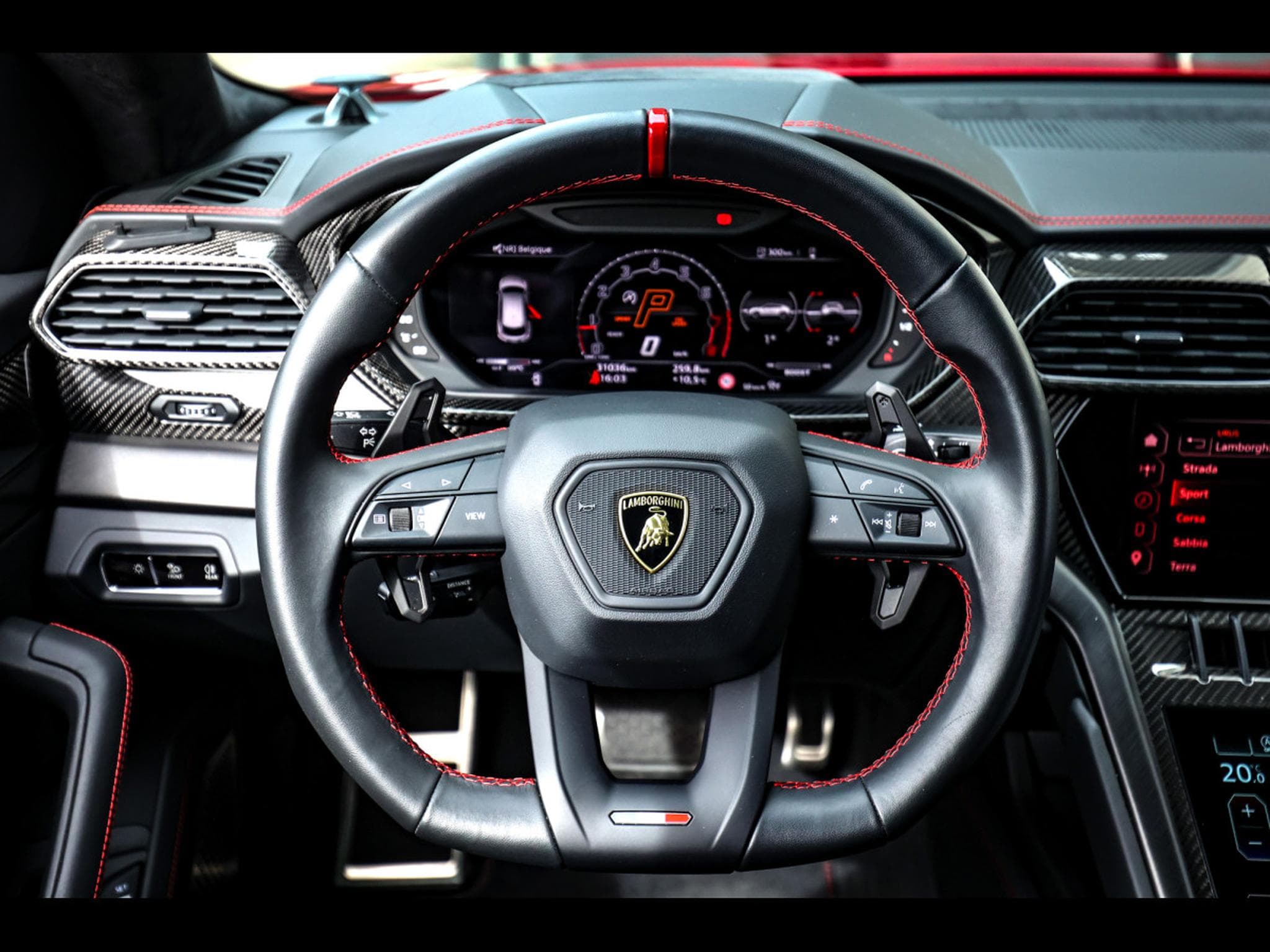 Lamborghini Urus 4.0 V8 S (666 CH) - ROSSO EFESTO (2023) - Photo 13