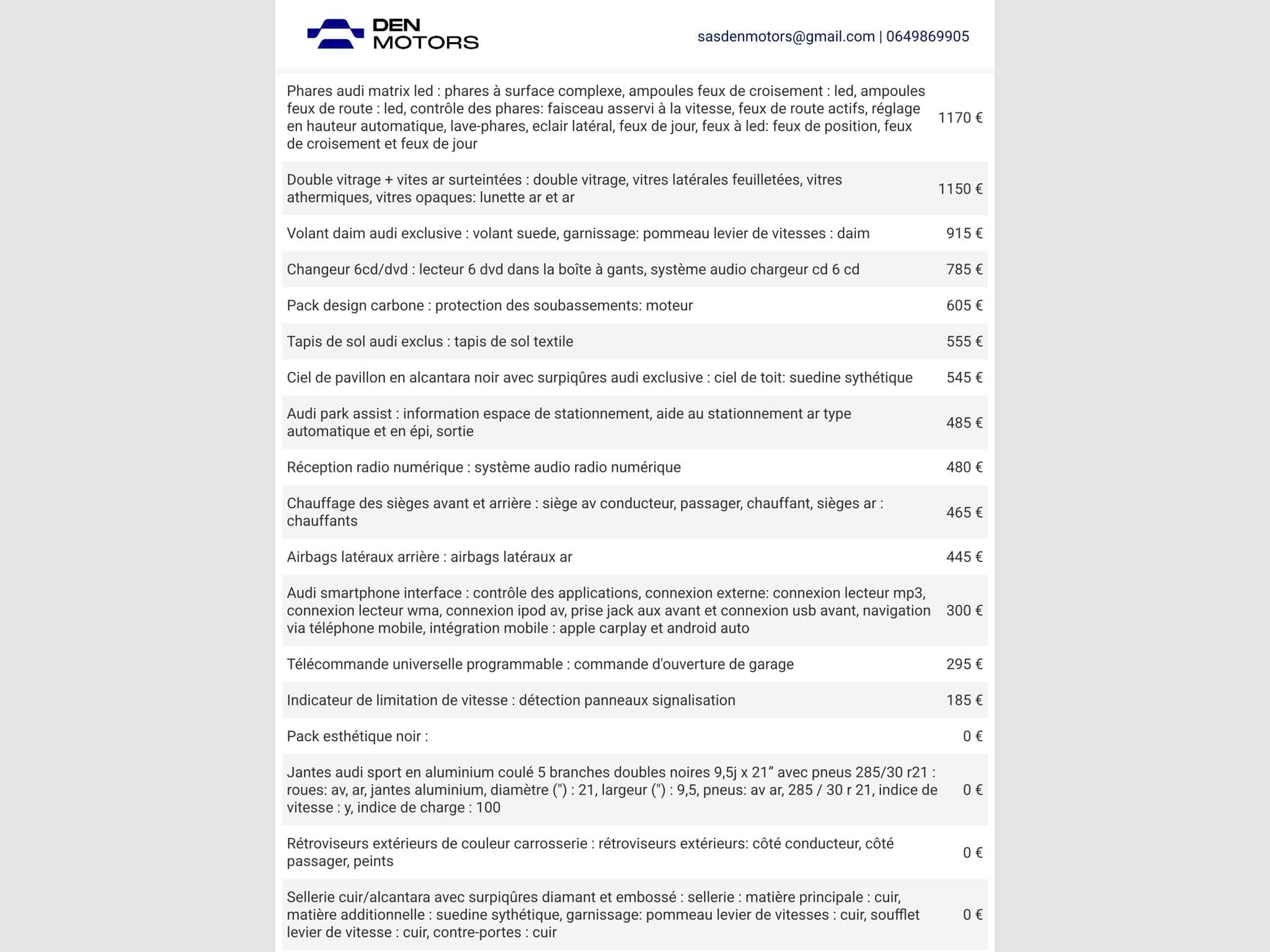 Audi RS6 Avant Nogaro Edition 1/150 – Akrapovic – Céramique – B&O – 1ère ma (2018) - Photo 3