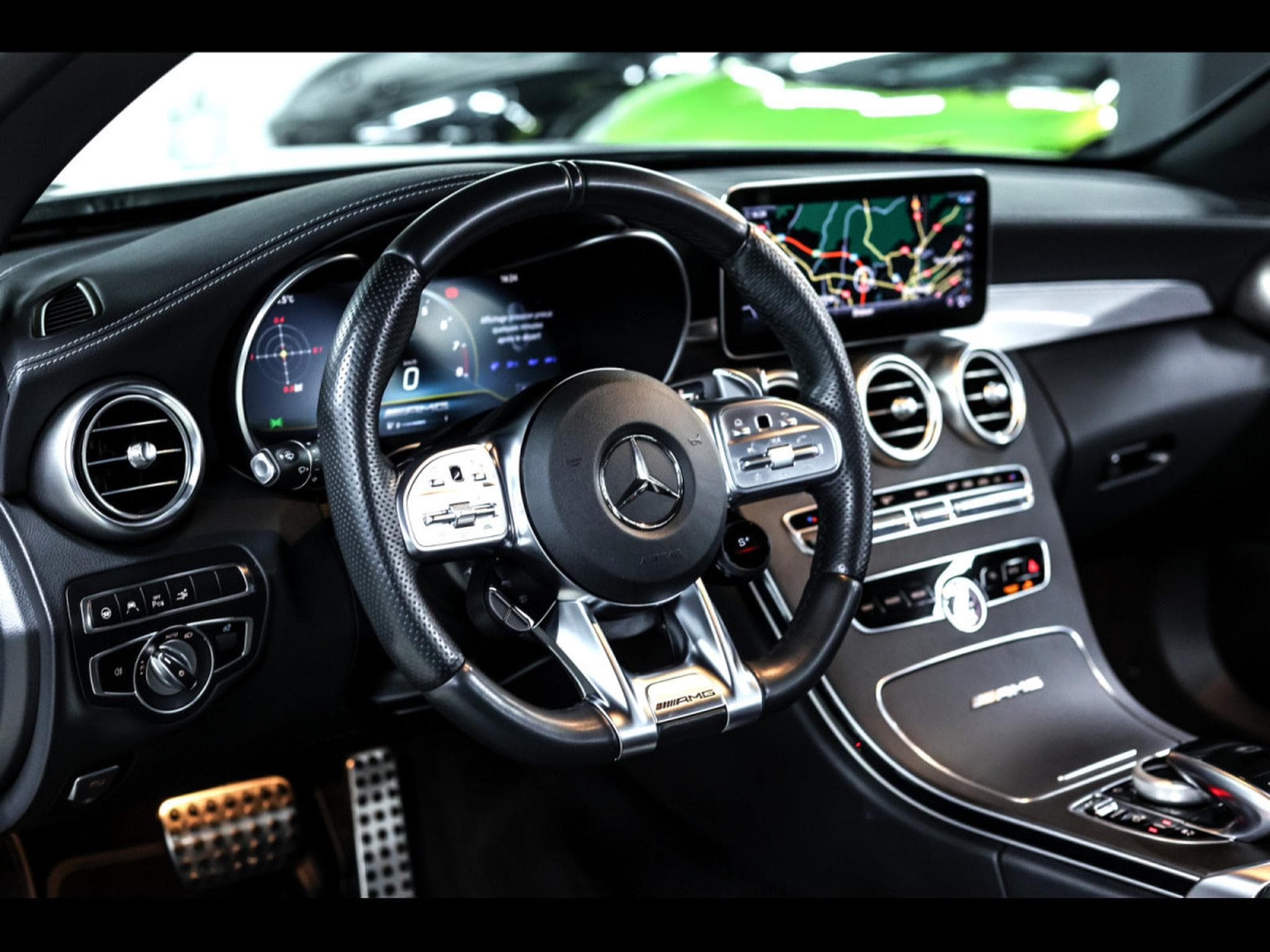 Mercedes C 63 AMG S AMG CABRIOLET (510 CH) – PACK NIGHT - IRIDIUM-SILBER (2020) - Foto 9