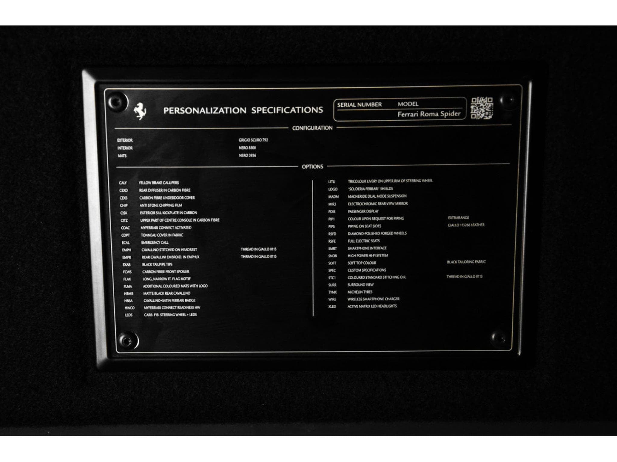 Ferrari Roma 3.9 V8 Spider - GRIGIO SCURO / FULL CARBON (2025) - Photo 30