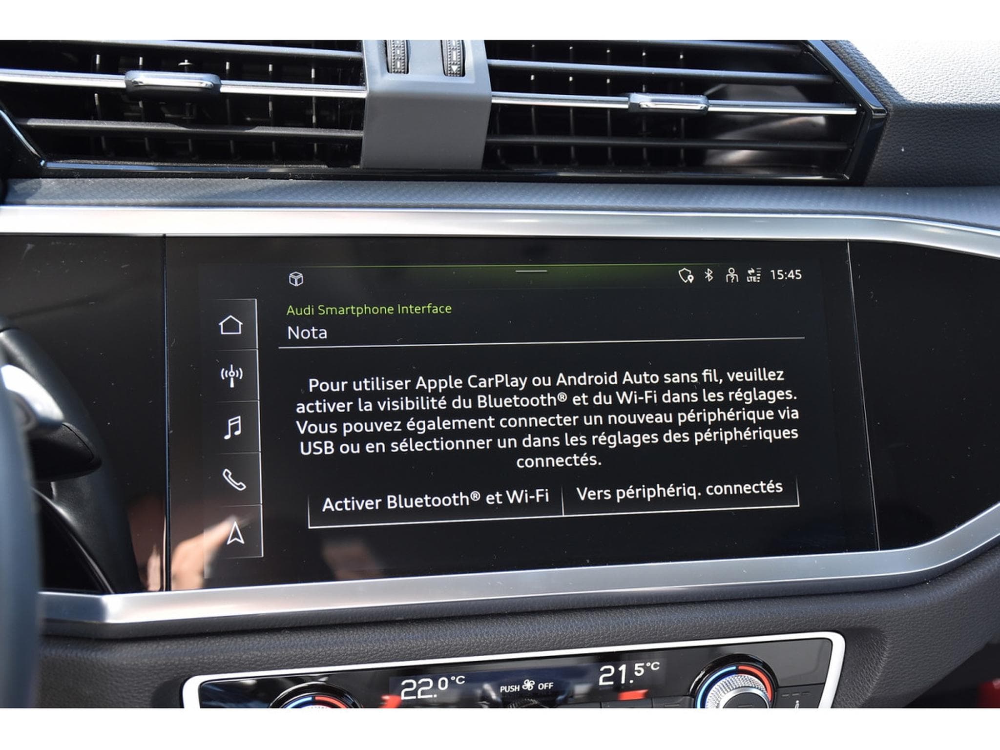 Audi Q3 Sportback 45 TFSIe S-Tronic CUIR ACC LANE SIDE CAM 1° MAIN (2022) - Photo 12