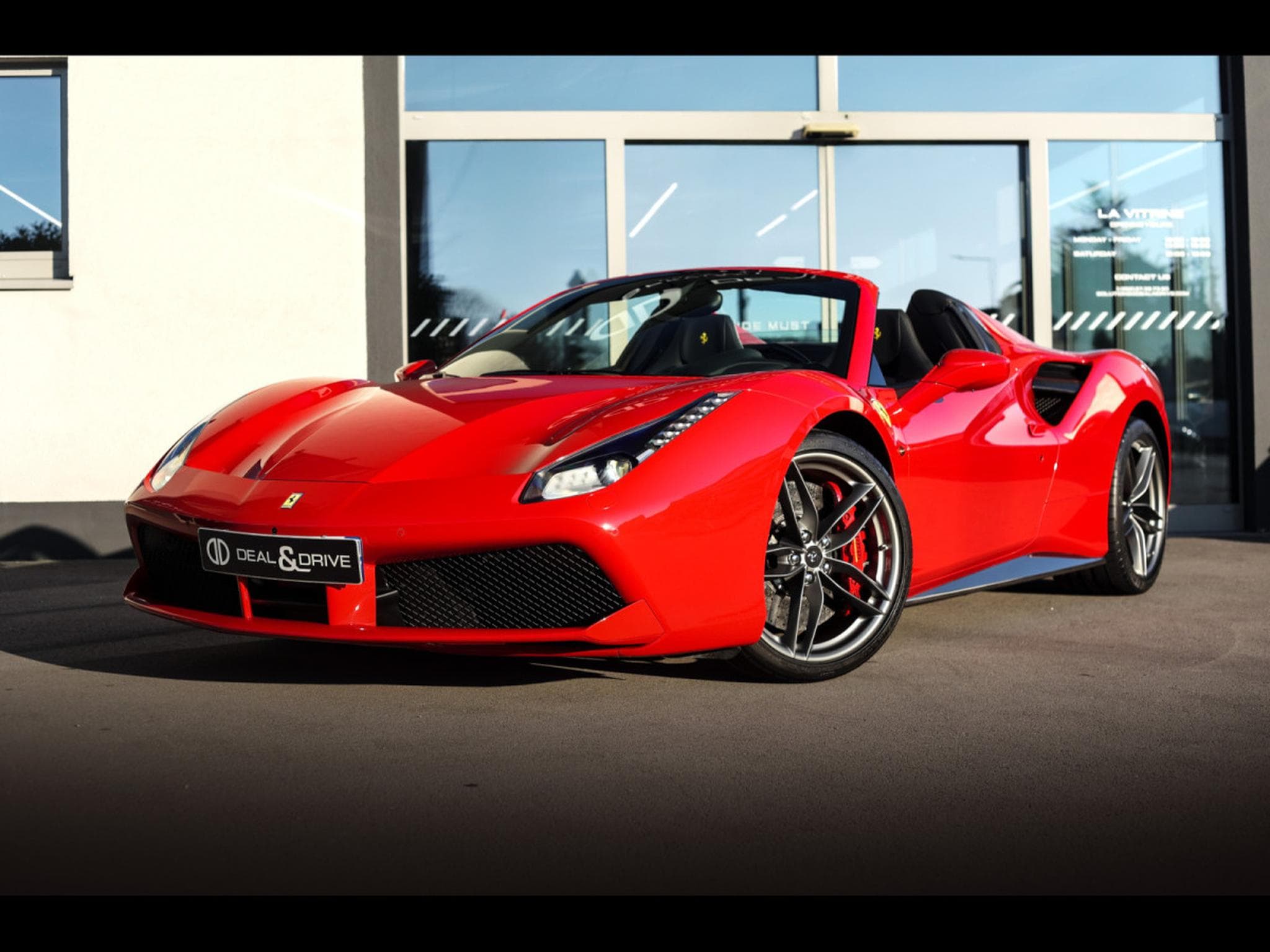 Ferrari 488 Spider 3.9 V8 (670 CH) – ROSSO CORSA – FULL PPF (2017) - Photo 1