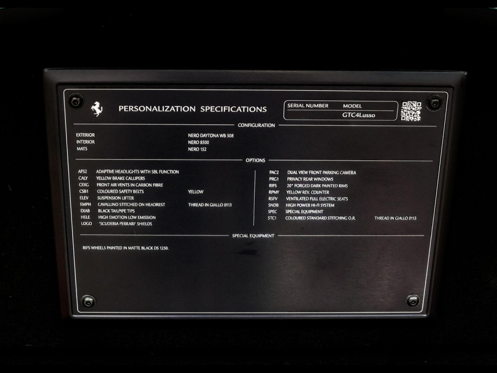 Ferrari GTC4 Lusso 6.3 V12 (690 CH) - NERO DAYTONA - POWER15 APPROVED WARRANTY (2018) - Foto 20