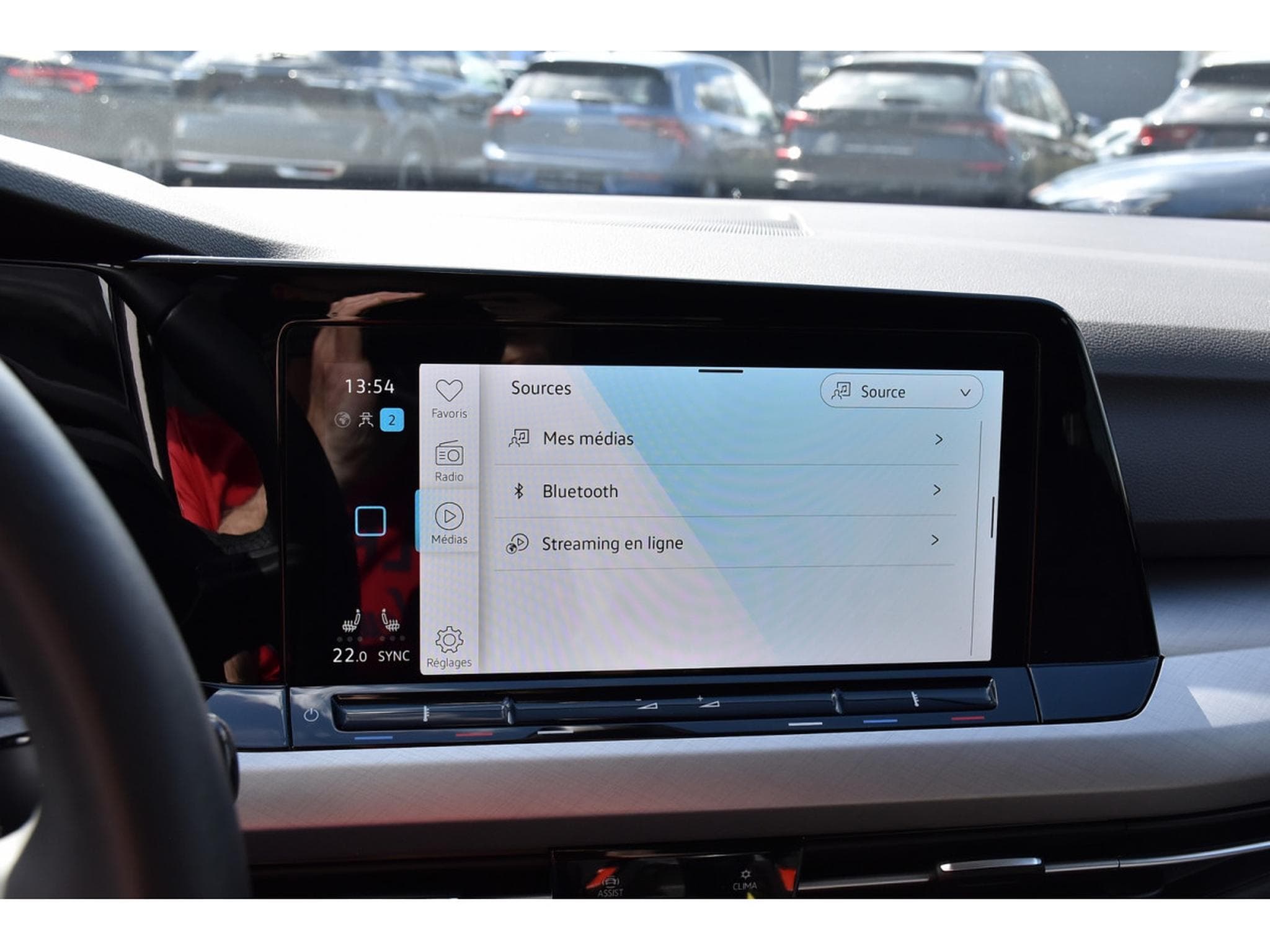 VW Golf 1.5 TSI ACC LANE SIDE GPS SG CHFF CAM 1° MAIN (2022) - Foto 11