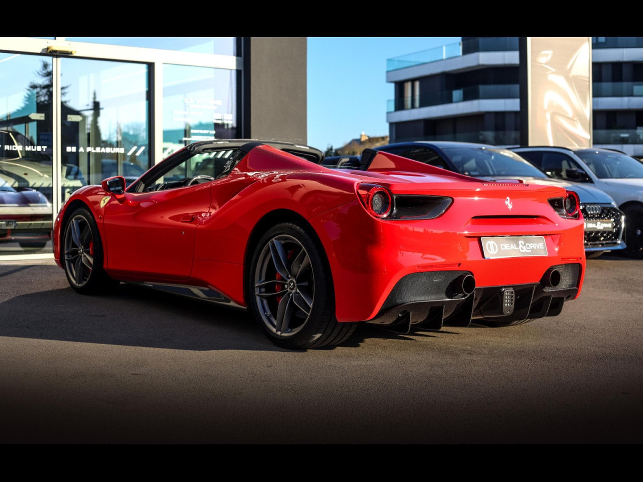 Ferrari 488 Spider 3.9 V8 (670 CH) – ROSSO CORSA – FULL PPF (2017) - Photo 3