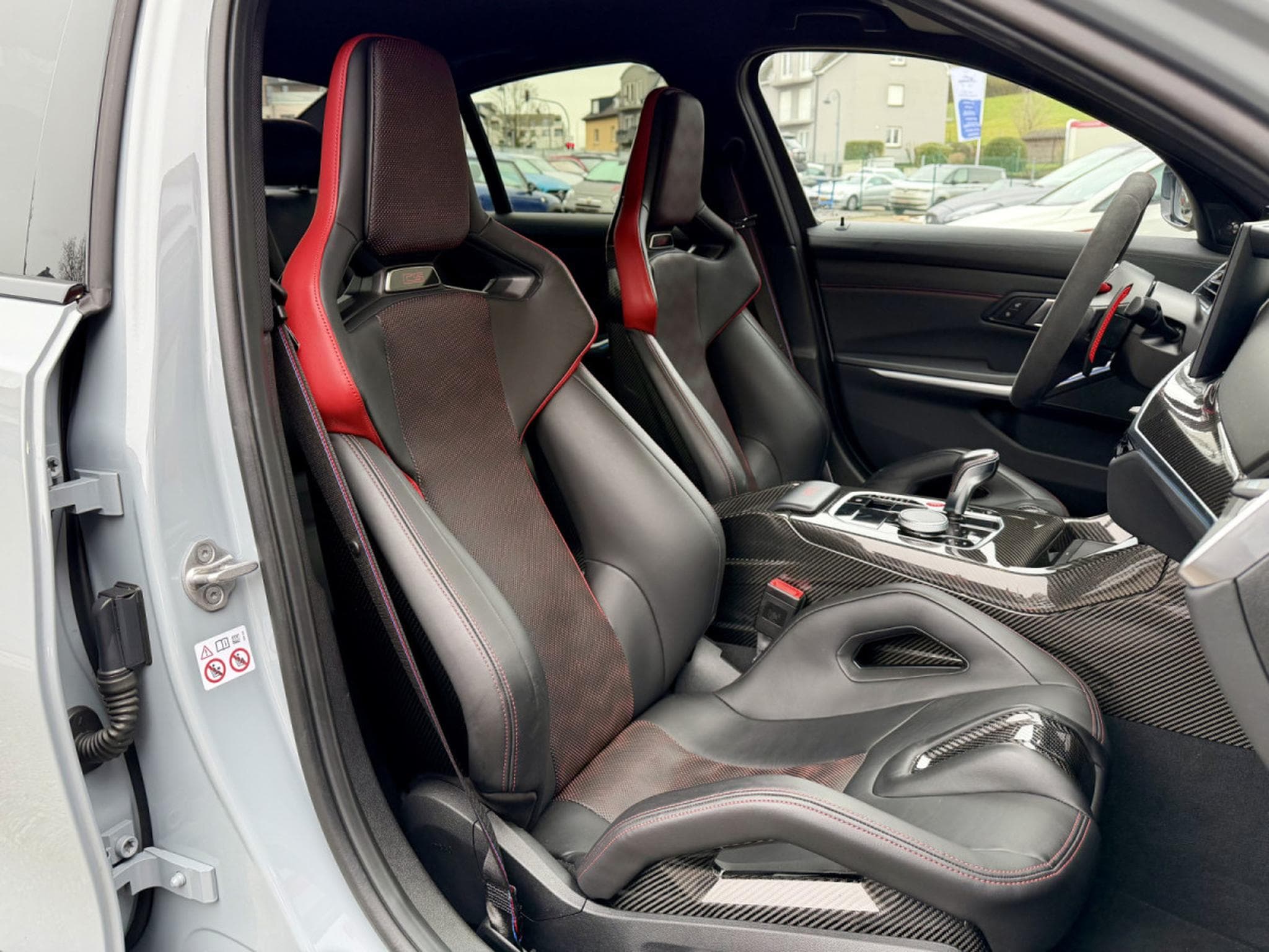 BMW M3 CS LIMOUSINE CARBON HARMAN KARDON CUIR NAVI 1 HAND (2023) - Foto 6