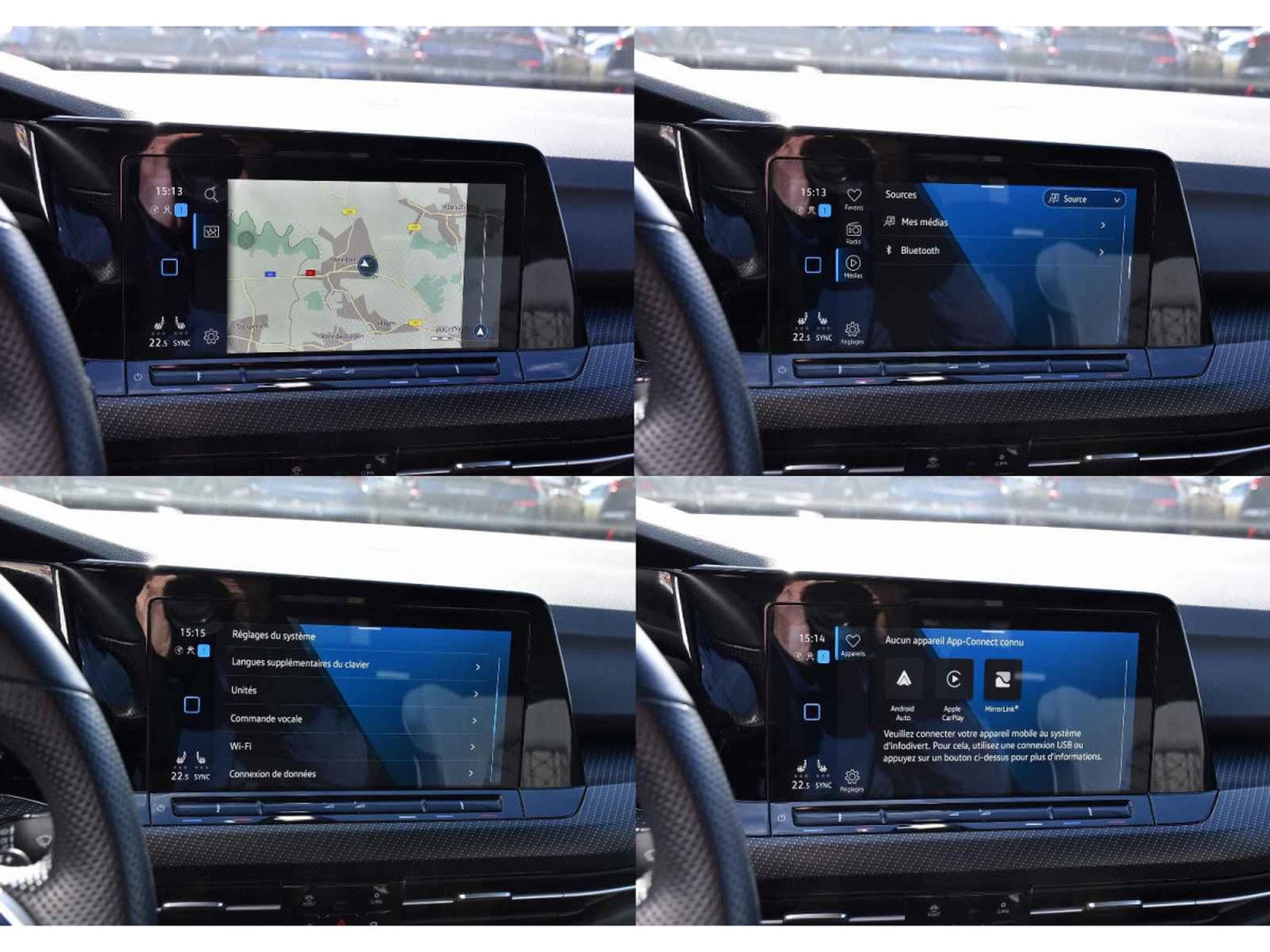 VW Golf 1.5 eTSI R-Line DSG ACC TRAVEL SIDE CAM PARK KEYLESS 1° MAIN (2021) - Photo 10