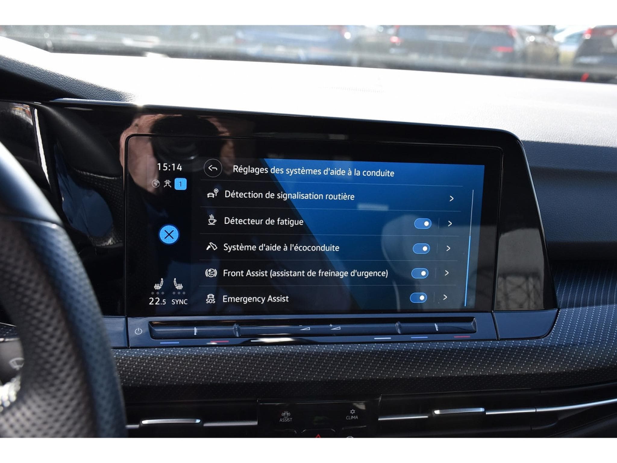 VW Golf 1.5 eTSI R-Line DSG ACC TRAVEL SIDE CAM PARK KEYLESS 1° MAIN (2021) - Photo 12