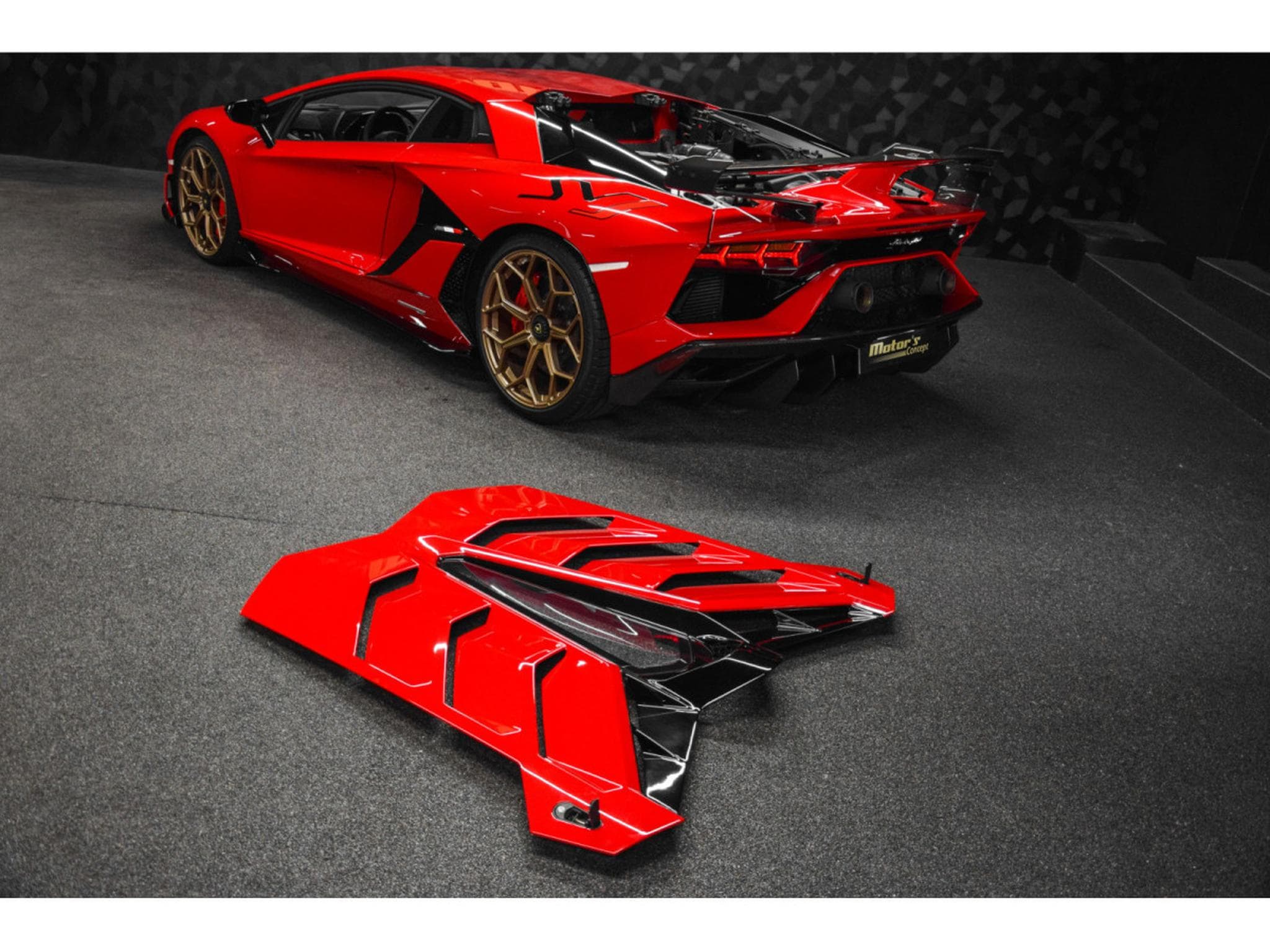 Lamborghini Aventador SVJ Coupé 6.5 V12 770 CH / 1 OF 900 / ROSSO MARS (2021) - Photo 13