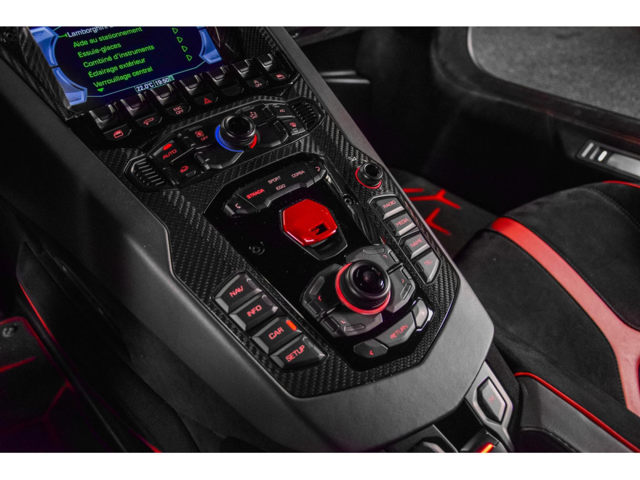 Lamborghini Aventador SVJ Coupé 6.5 V12 770 CH / 1 OF 900 / ROSSO MARS (2021) - Photo 28