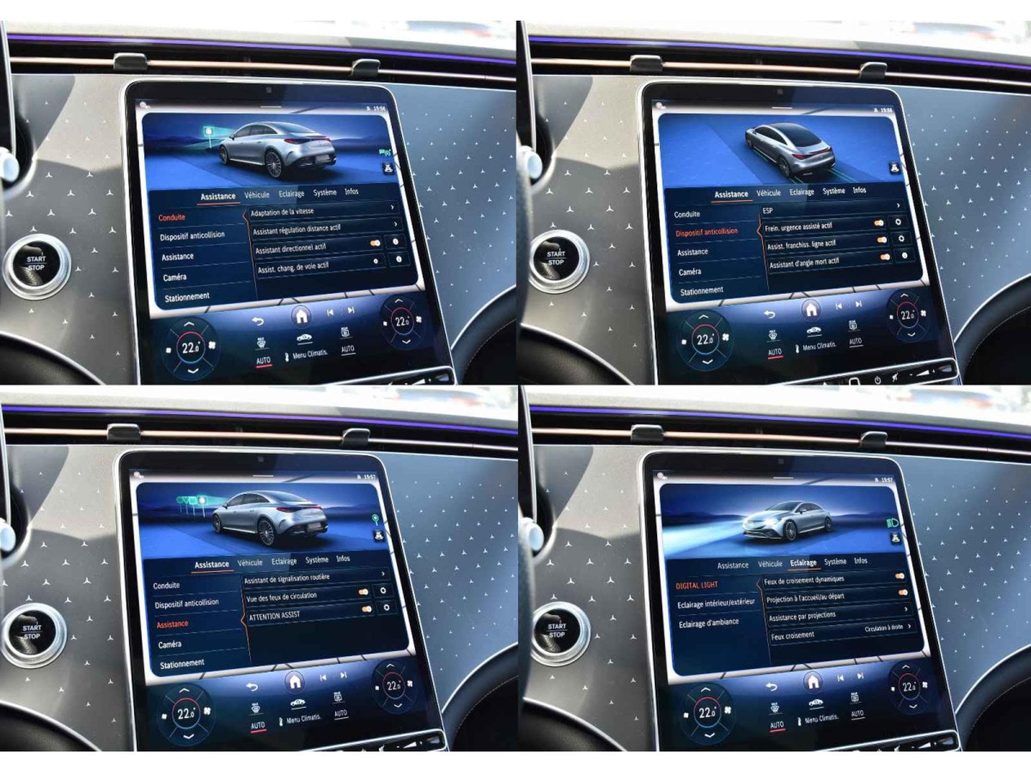 Mercedes EQE 300 AMG Line AIRMATIC DISTR CUIR MEMO PANO BURMESTER CAM360 (2025) - Foto 12