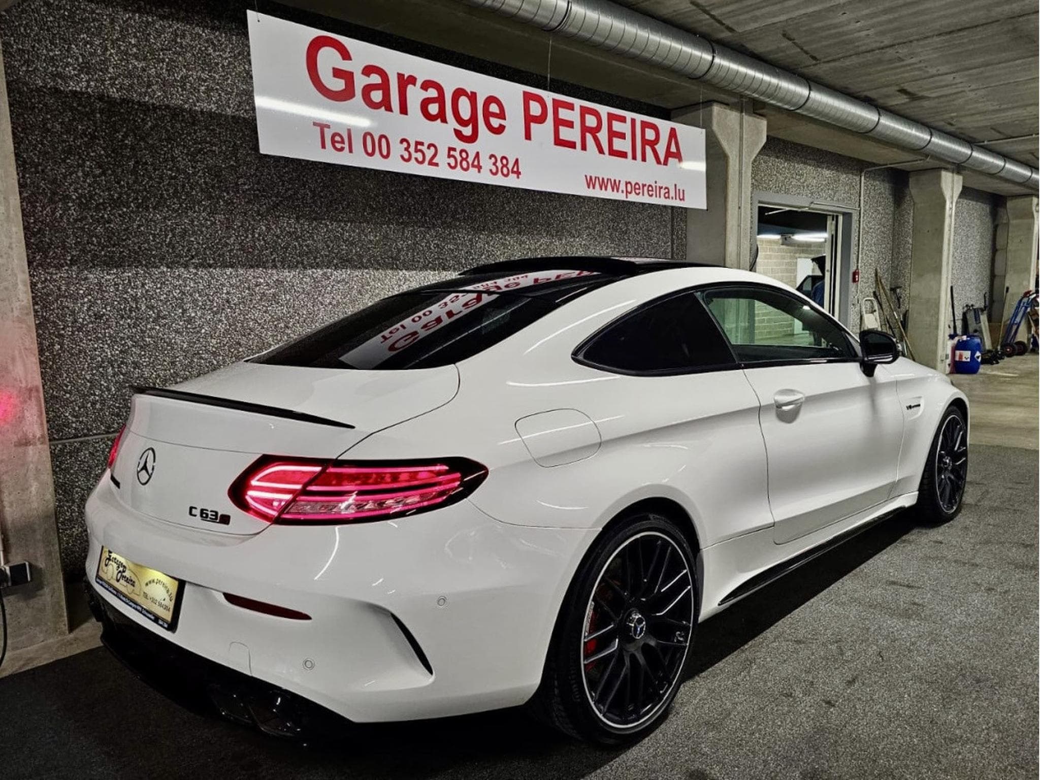 Mercedes C 63 AMG S 4.0 V8  BURMESTER PERFORMANCE Pas de Malus en France (2019) - Photo 2