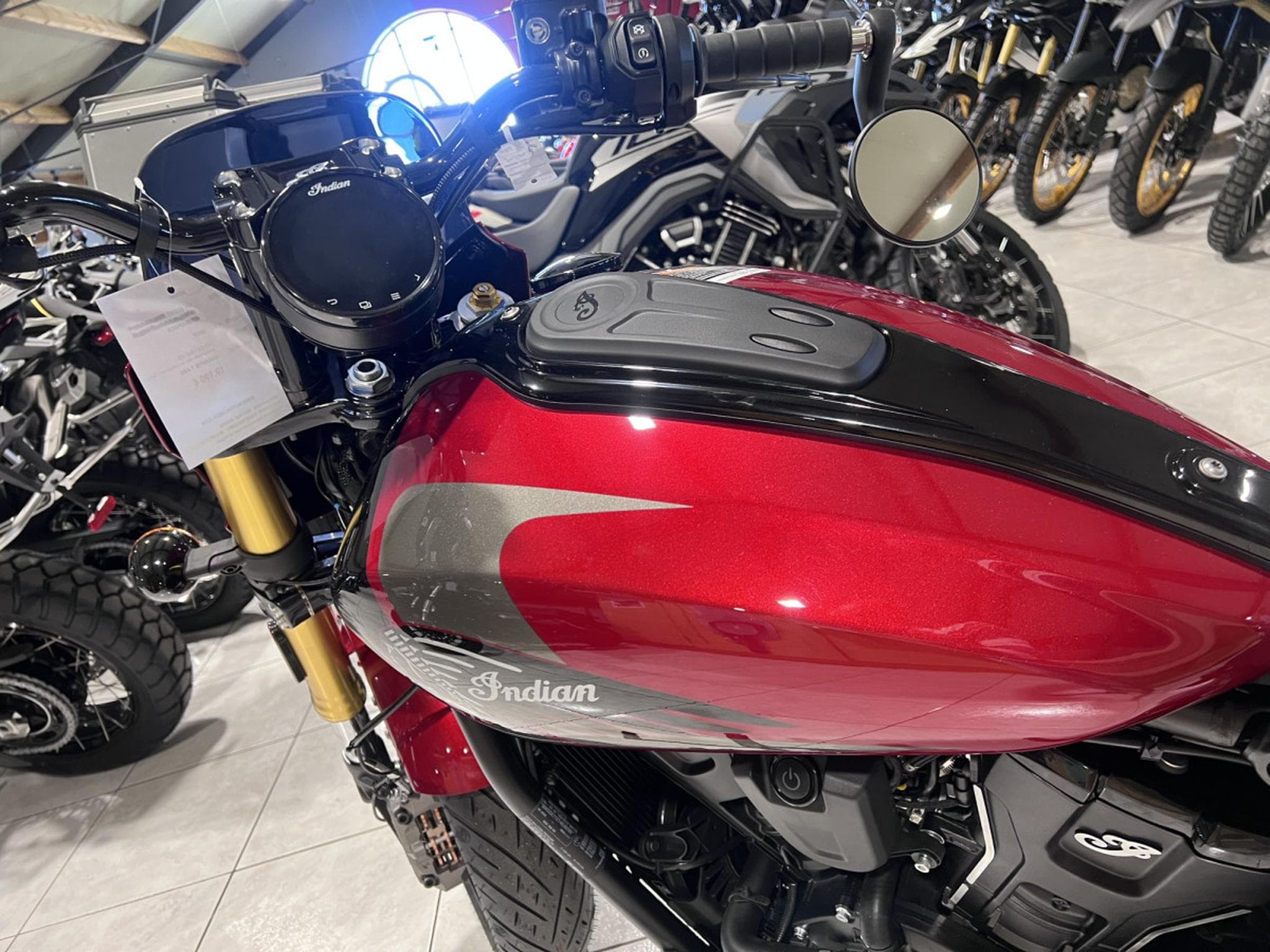 Indian 101 Scout Sunset Red Metallic with Graphics (2026) - Photo 6