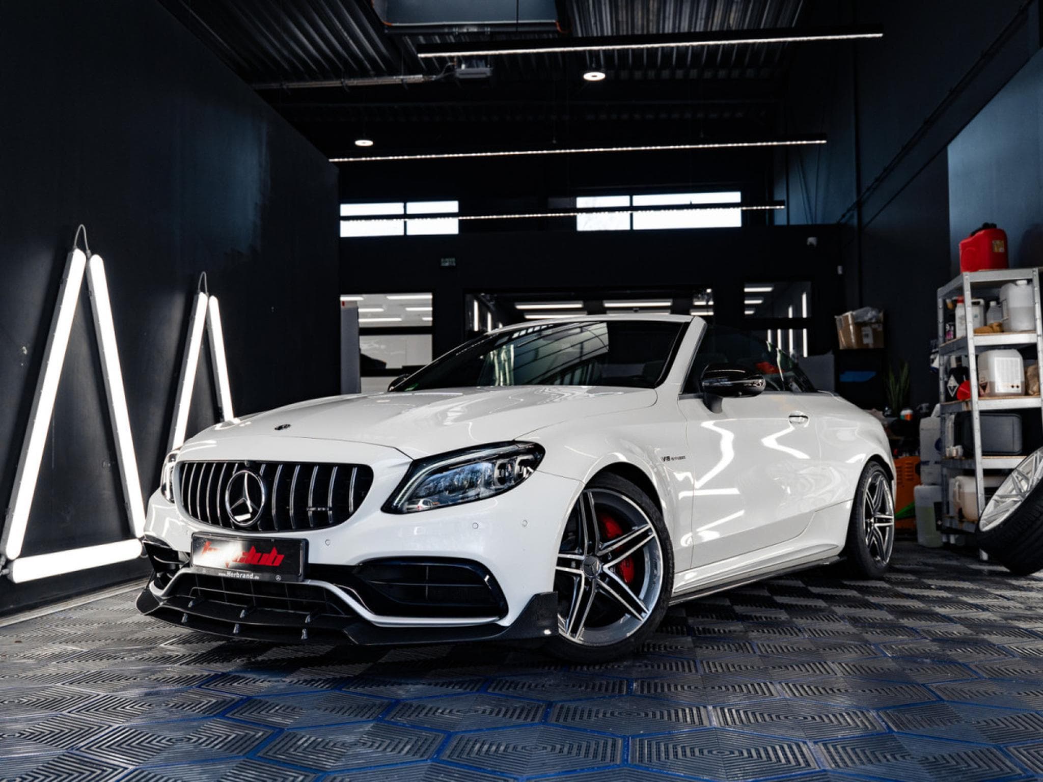 Mercedes C 63 AMG Classe C63 AMG S FULL CARBON Cabrio Caméra*360*Burmester*Ful (2019) - Photo 1