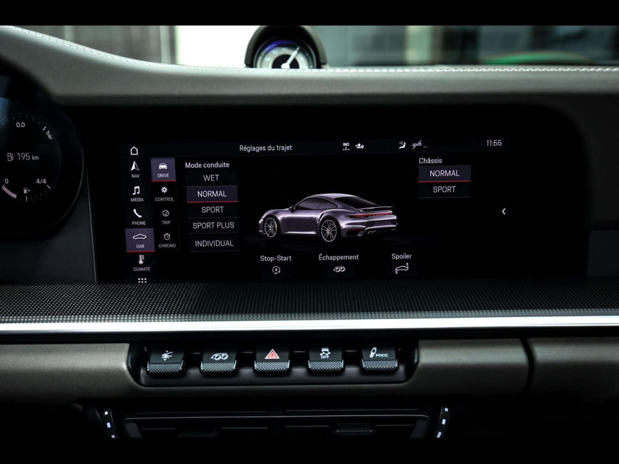 Porsche 911 .1 911 TURBO S COUPE PDK – GT-SILVER – IMMAT FR. - PORSCHE A (2020) - Photo 23