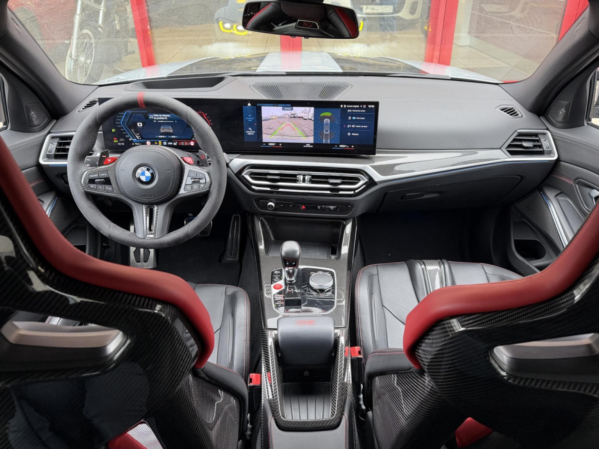 BMW M3 CS LIMOUSINE CARBON HARMAN KARDON CUIR NAVI 1 HAND (2023) - Photo 8