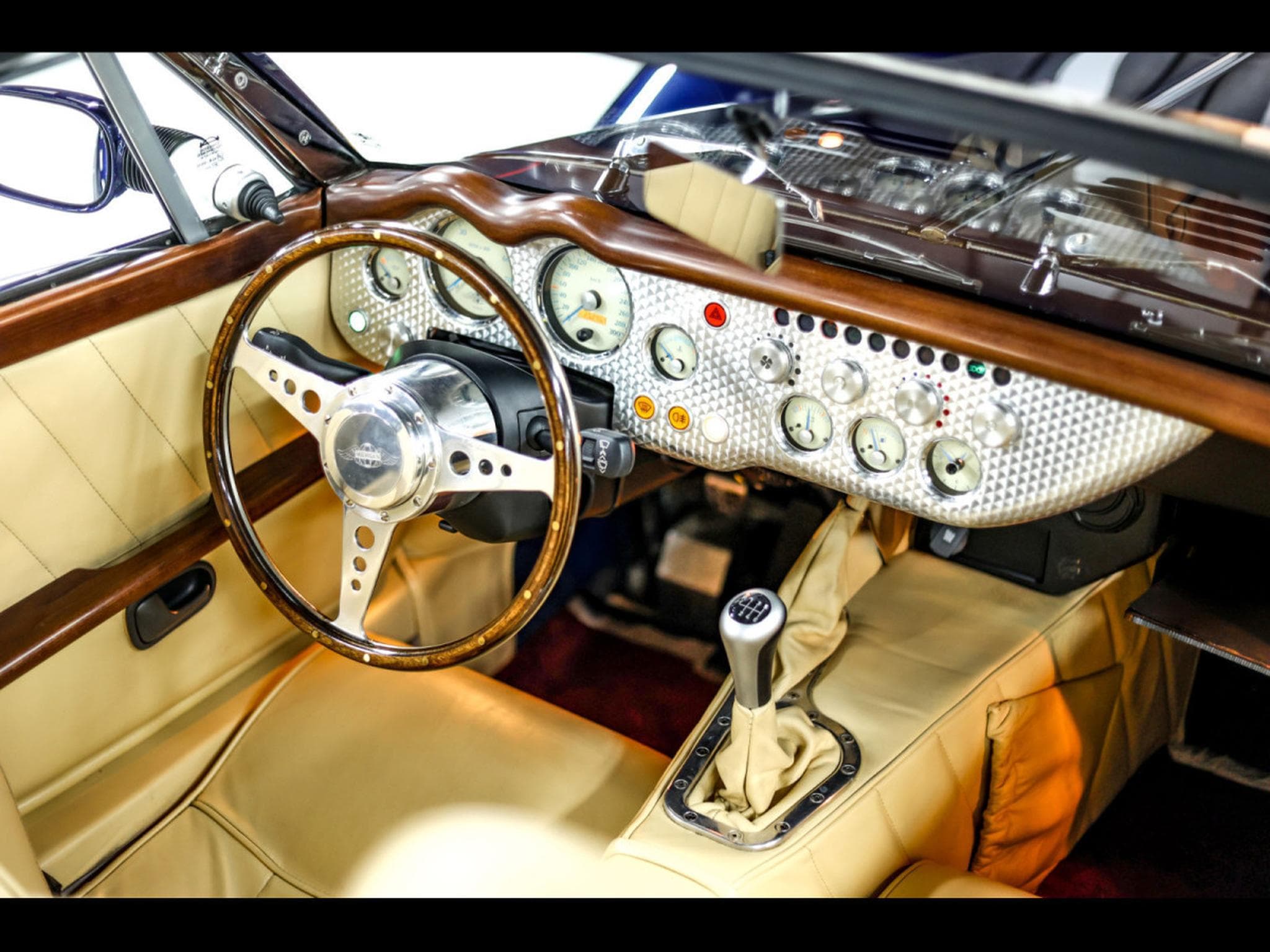 Morgan Aero 8 4.4 V8°MANUELLE 6 - MENDIP BLUE PEINTURE ASTON MARTIN (2004) - Photo 16