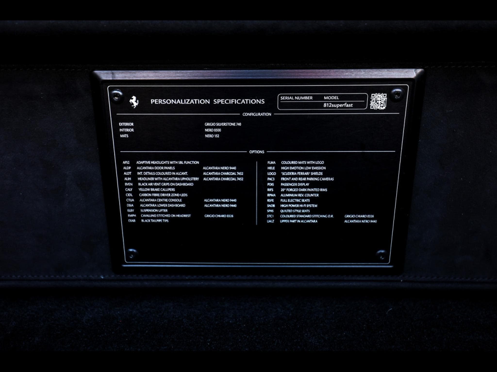 Ferrari 812 Superfast 6.5 V12 – POWER15 02/2027 - GRIGIO SILVERSTONE - P (2018) - Foto 14