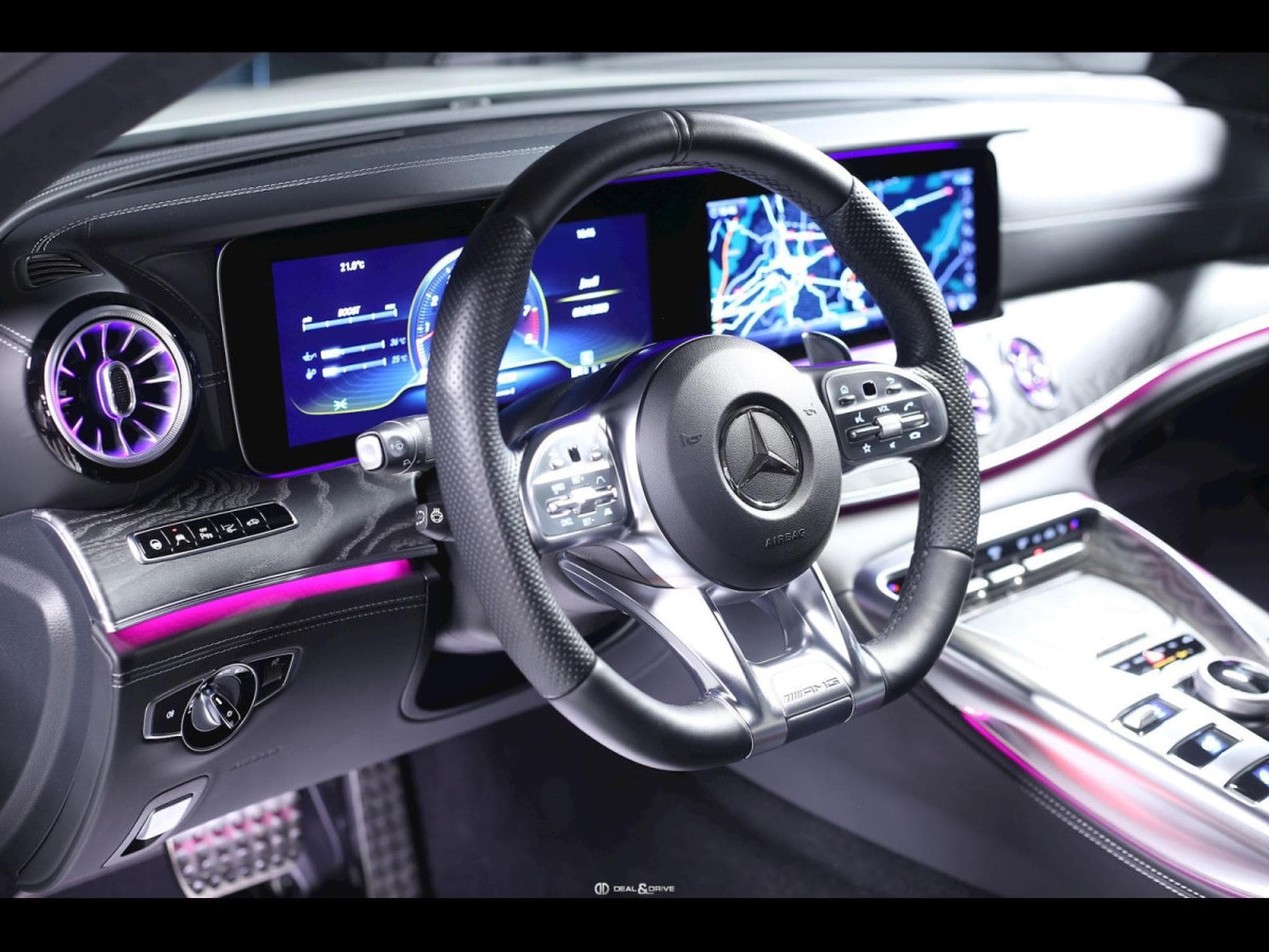 Mercedes AMG GT 4 PORTES 4.0 V8 63 S 4MATIC+ (639 CH) - DIAMOND WHITE METALL (2019) - Photo 10
