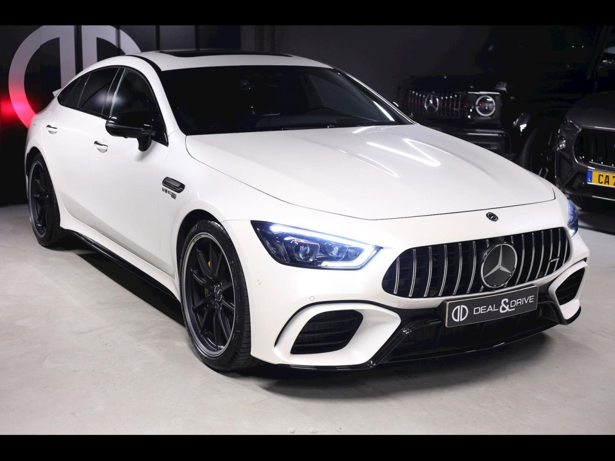 Mercedes AMG GT 4-Door 4.0 V8 63 S 4MATIC+ (639 CH) - DIAMOND WHITE METALLIC DESIGN (2019) - Photo 6