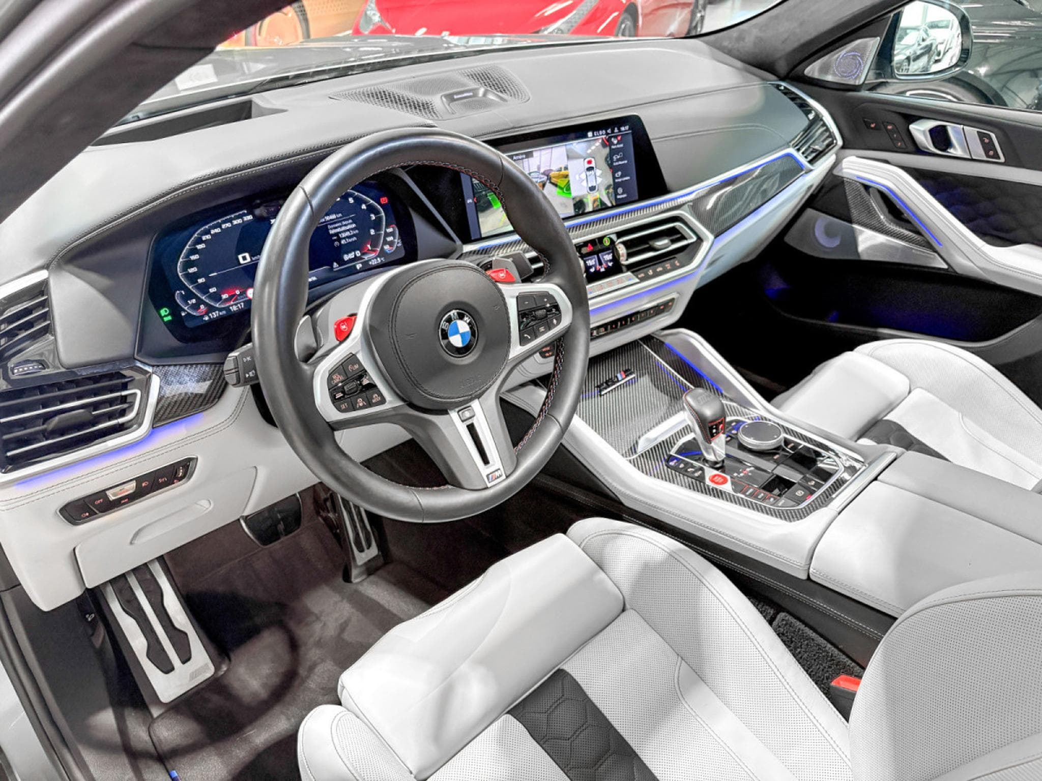 BMW X6M Competition,/Pano/HUD//Soft/CARBONE/360° ACC+ AHK/ Laser Sit (2022) - Photo 12