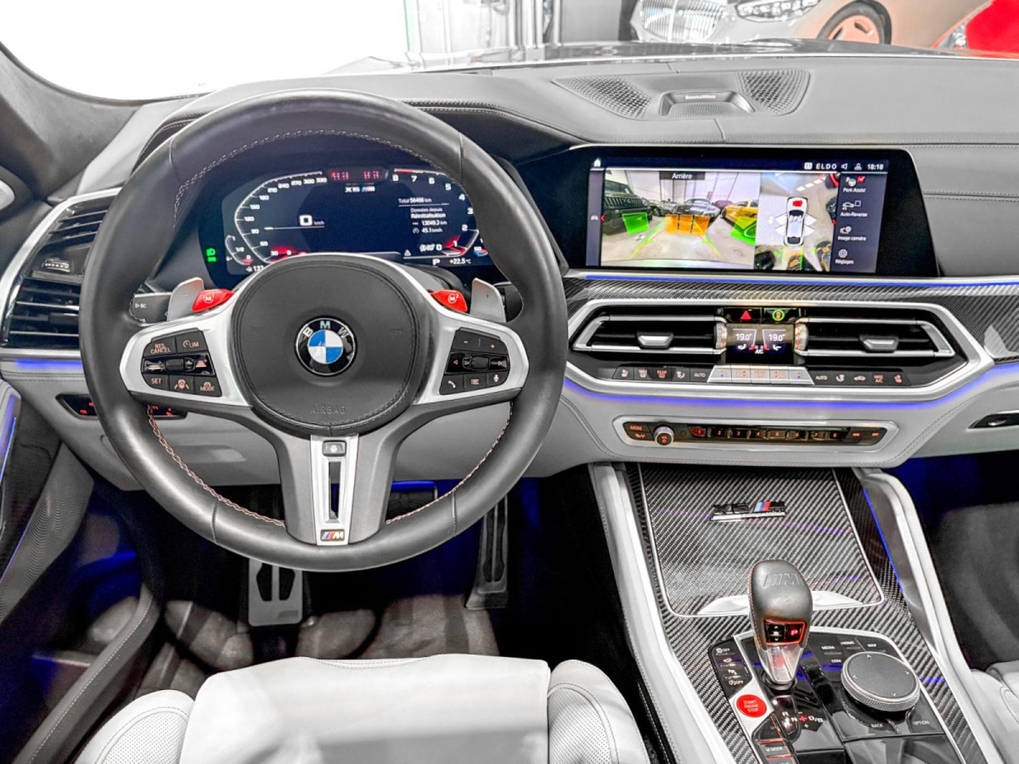 BMW X6M Competition,/Pano/HUD//Soft/CARBONE/360° ACC+ AHK/ Laser Sit (2022) - Photo 8