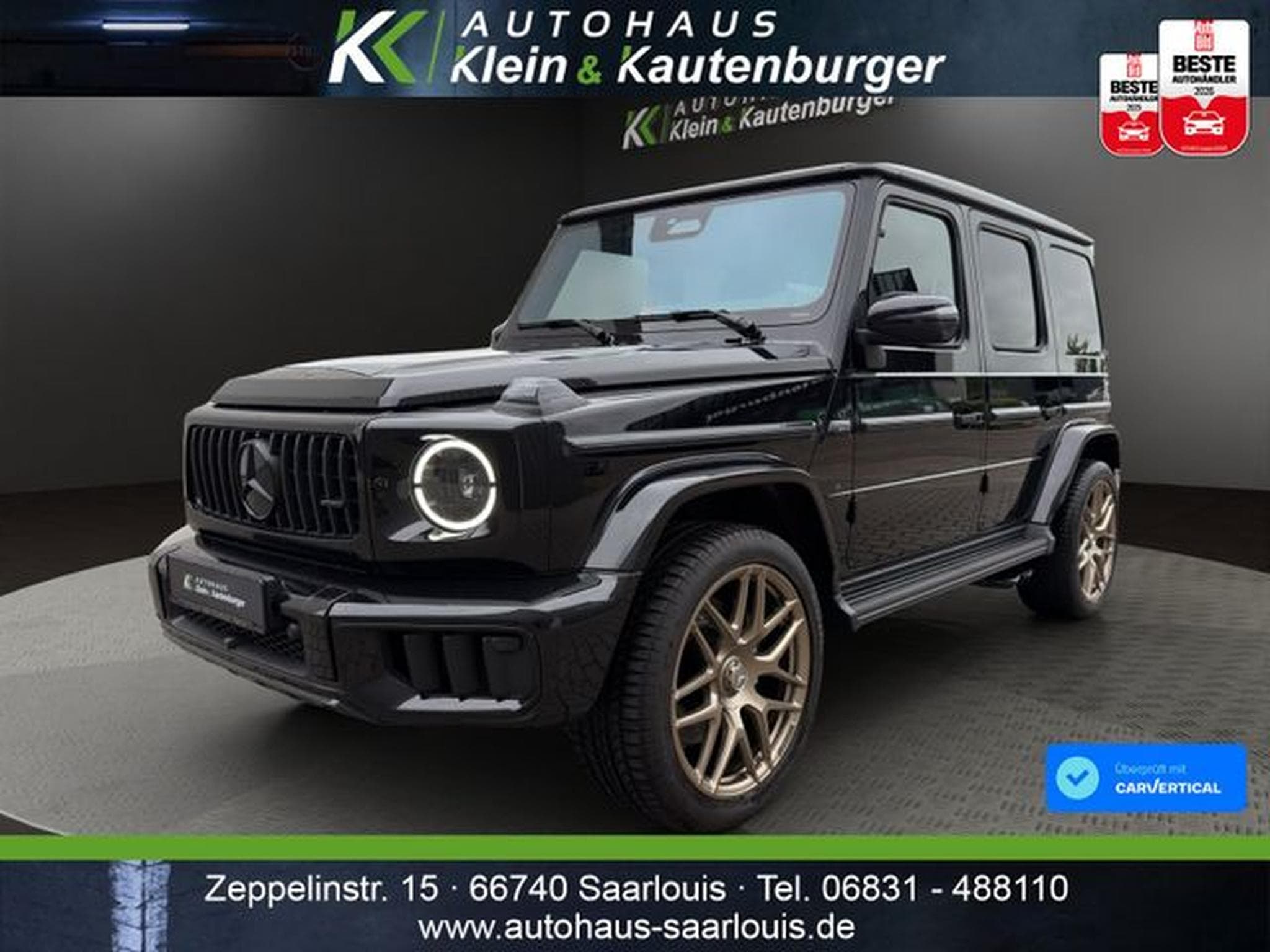 Mercedes G 63 AMG STANDH+ALL-BLACK+AHK+PERFOR +DRIVERSP+WÄRMEPAKET (2025) - Foto 1