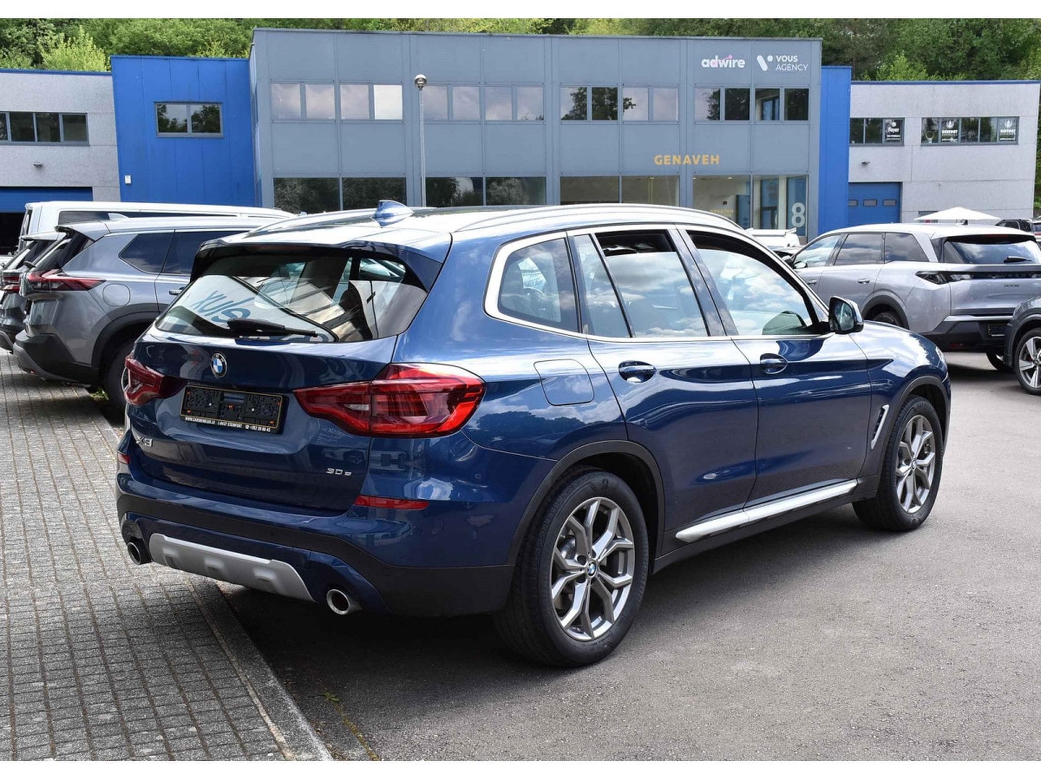 BMW X3 2.0iA xDrive30e Xline CUIR MEMO LANE SIDE HUD CAM JA19 (2021) - Photo 4