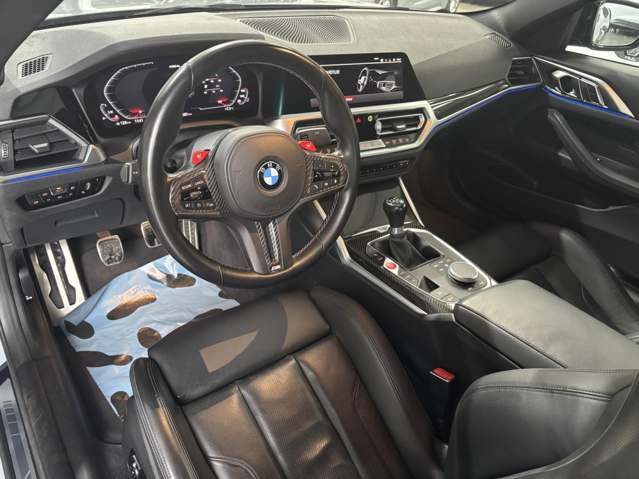 BMW M4 3.0   Toit Carbone Manuelle (2022) - Photo 11