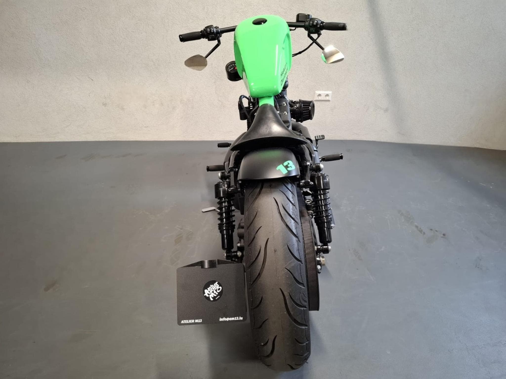 Harley-Davidson Iron 883 XL883N Green Racing (2015) - Photo 3