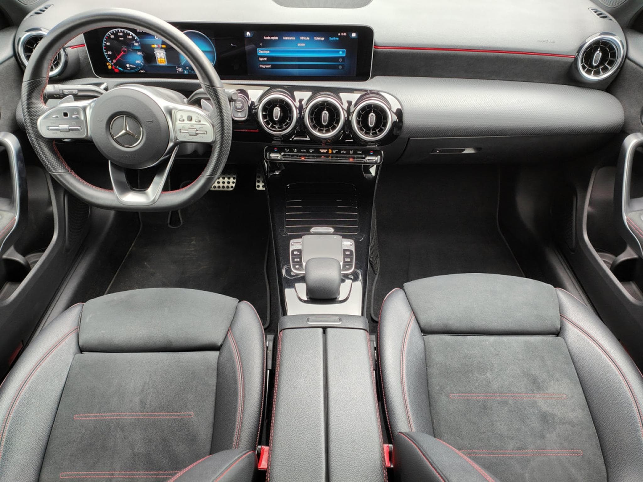 Mercedes A 180 180D PACK AMG CAMERA GPS CARPLAY LED SIEGES ELECTRIQUES (2019) - Foto 11